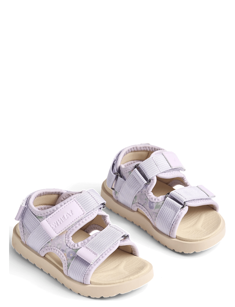 Wheat - Sandal Mandy - sandaler - purple light petunias - 1