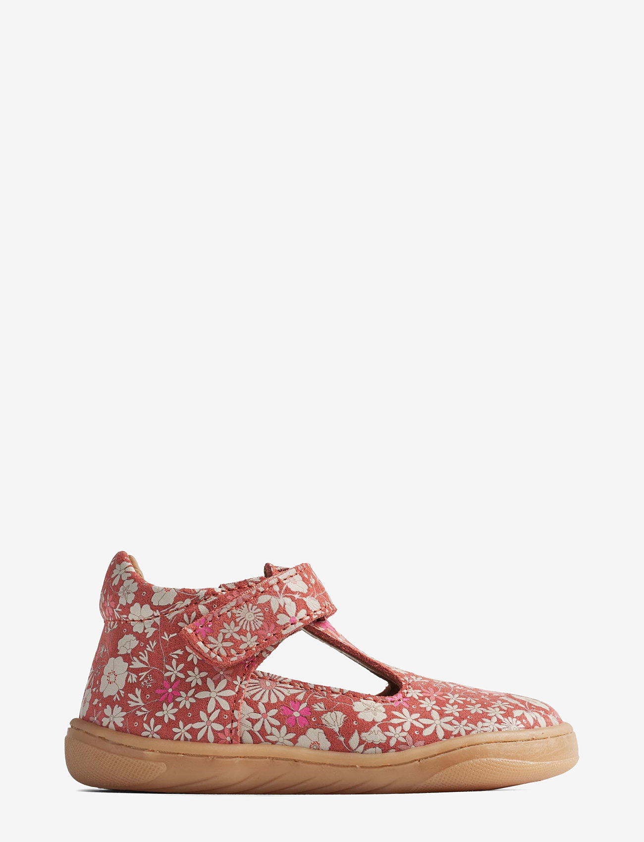 Wheat - Mary Jane Sinne - barfußschuhe - coral white flowers - 1