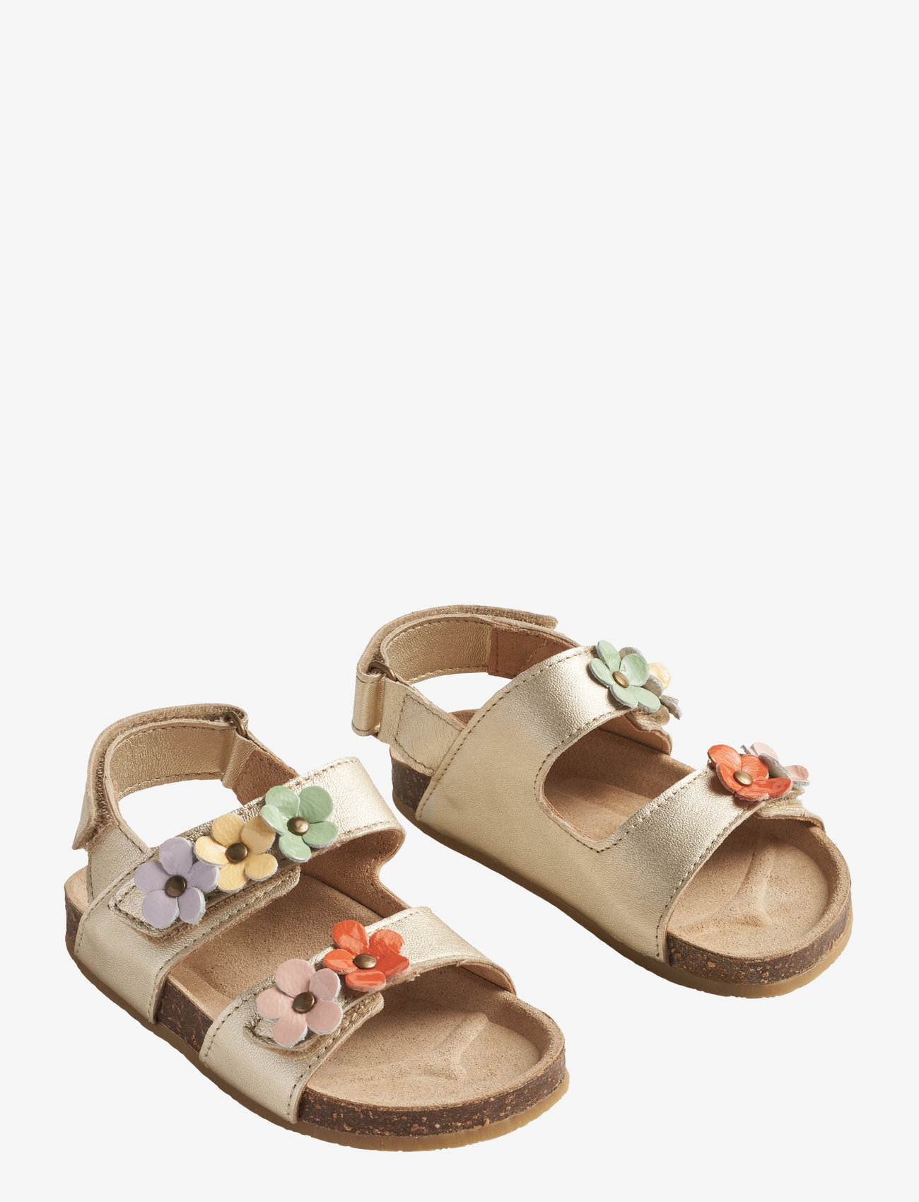 Wheat - Sandal Clare Flower - sandaler - light gold - 0