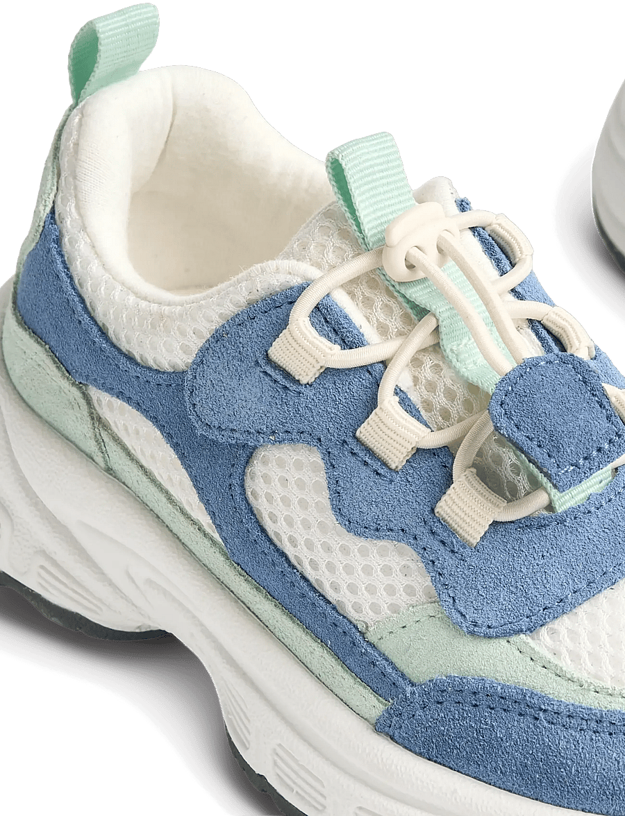 Wheat - Sneaker Arthur - lave sneakers - white faded denim - 3