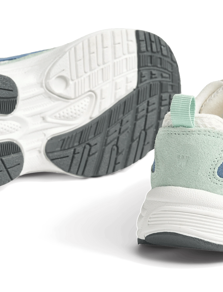 Wheat - Sneaker Arthur - lave sneakers - white faded denim - 4