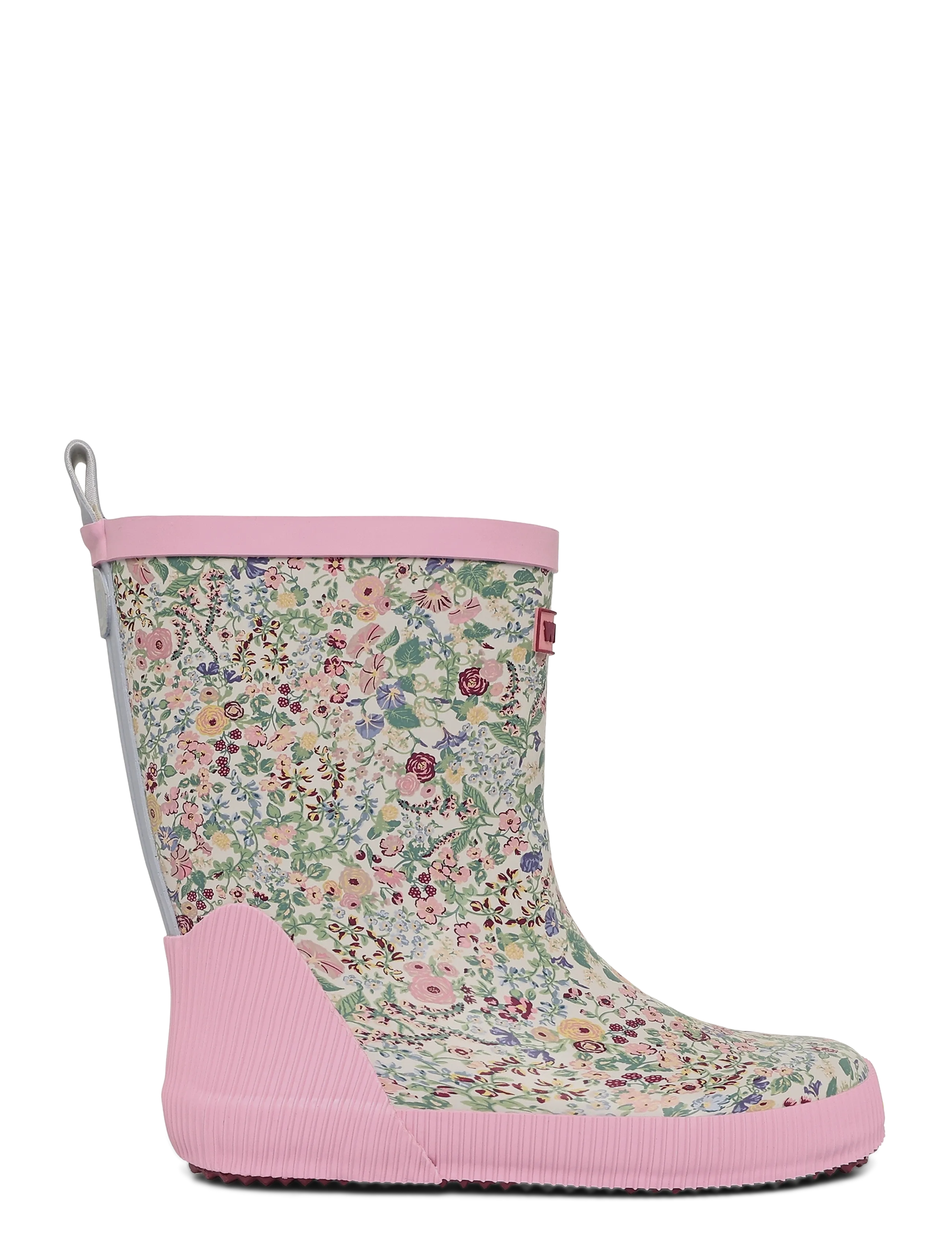Wheat - Rubber Boot Welly - cool sky flowers - 2