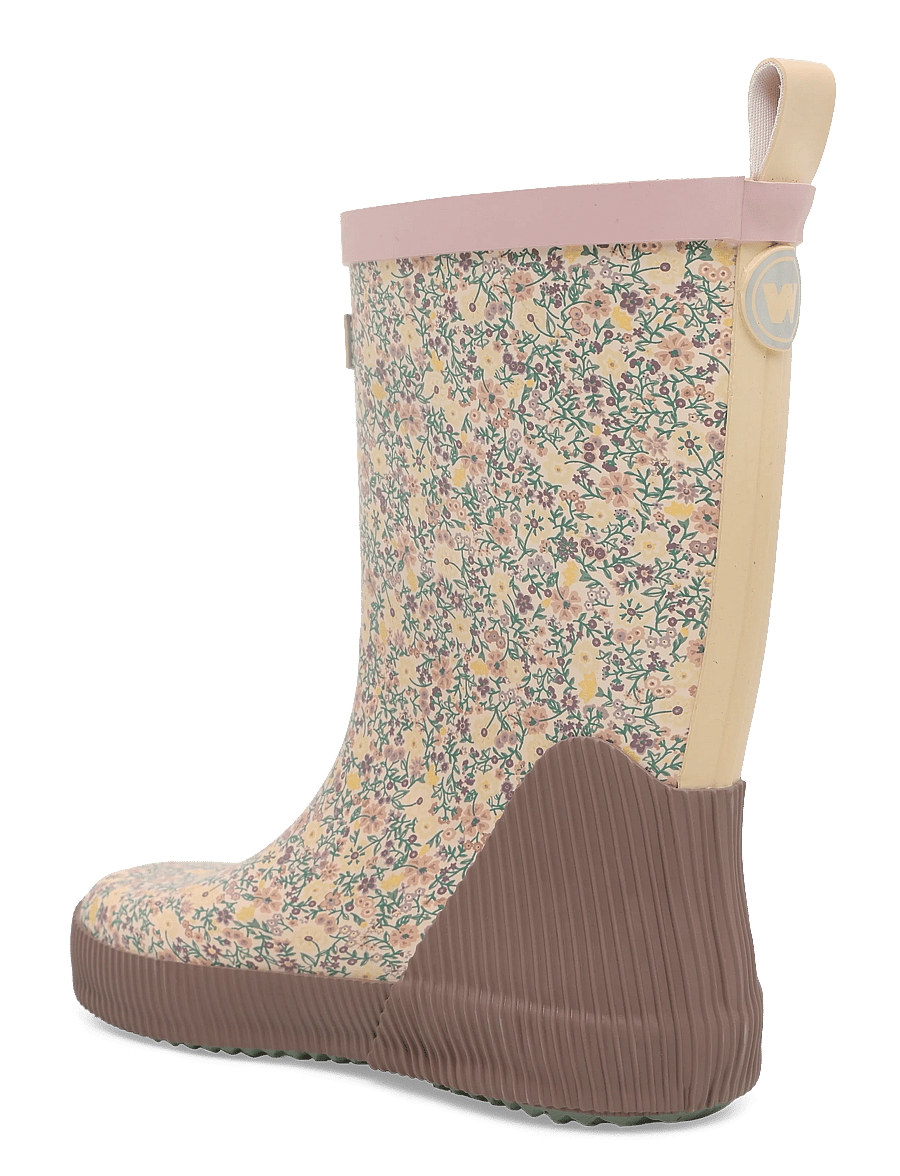 Wheat - Rubber Boot Welly - gummistøvler med for - rose shadow flowers - 1