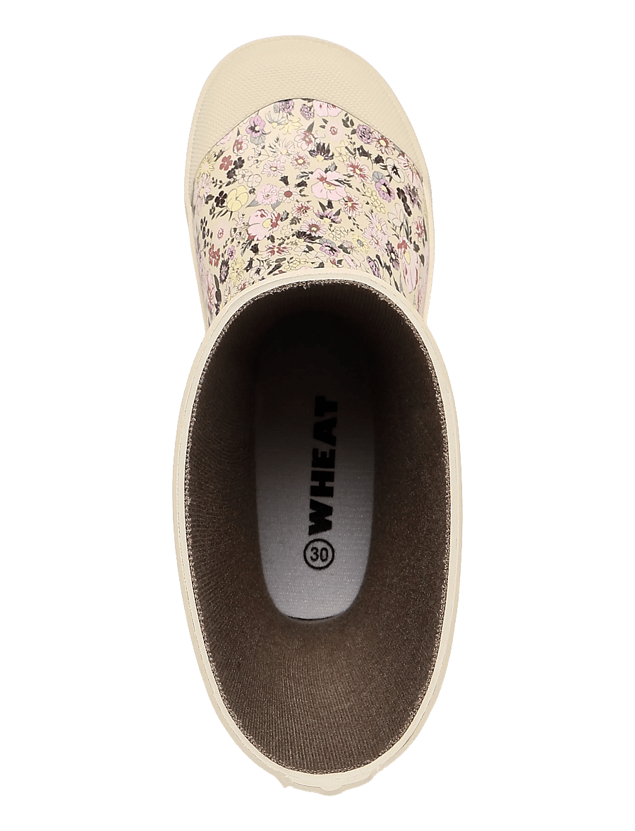 Wheat - Rubber Boot Muddy - ungefütterte gummistiefel - clam multi flowers - 3