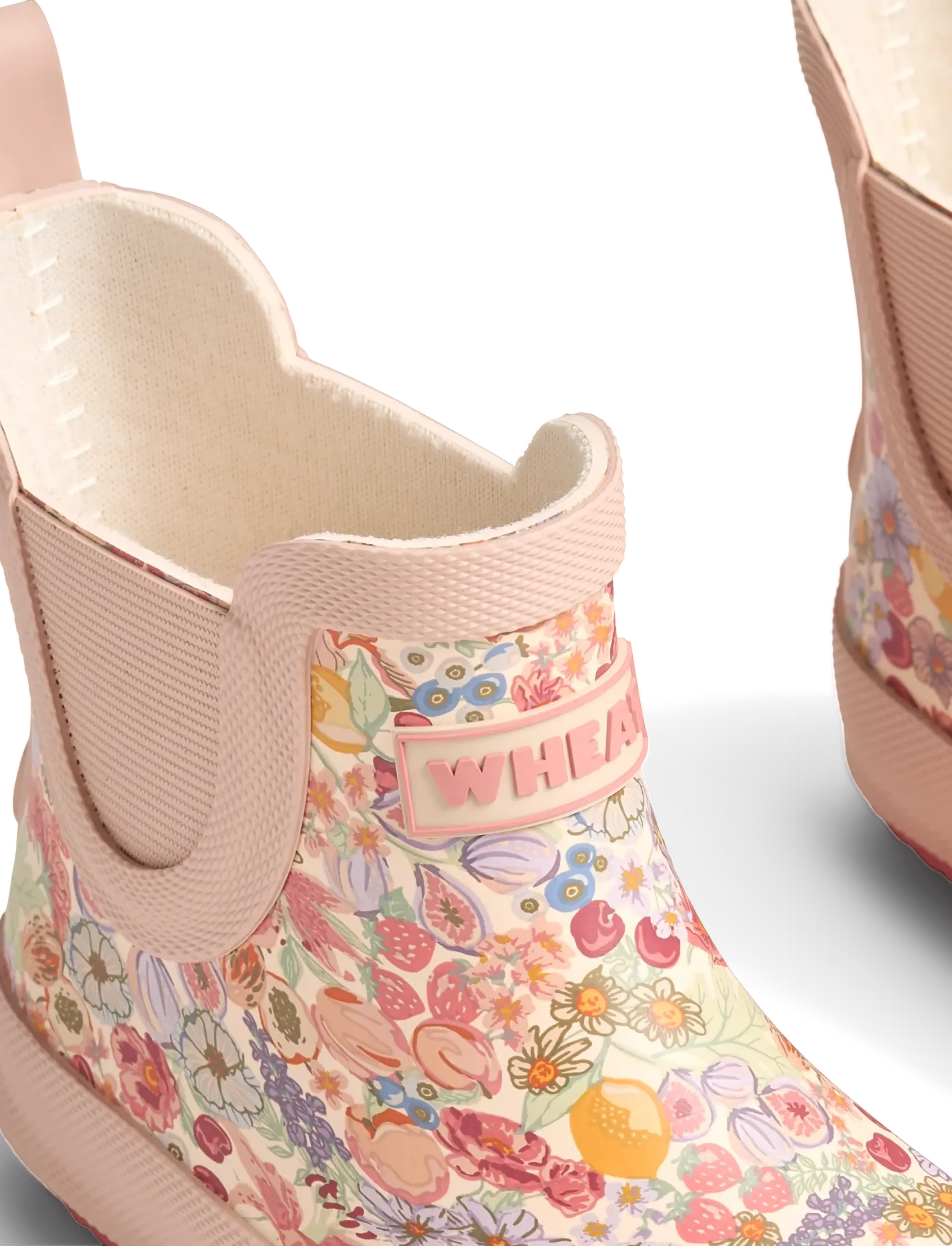 Wheat - Rubber Boot Beta - unlined rubberboots - fruits and flowers - 4