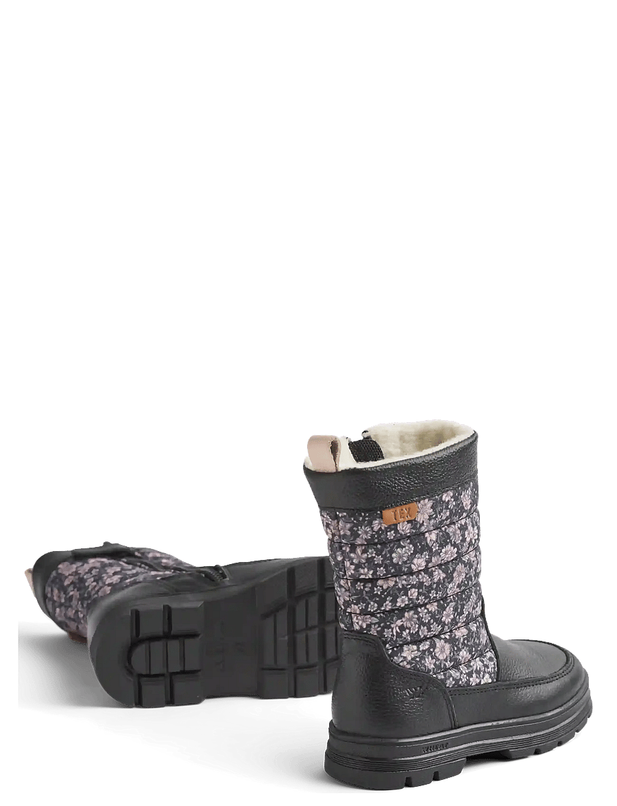 Wheat - Winterboot Koa Tex - winterstiefel - dark charcoal flowers - 1