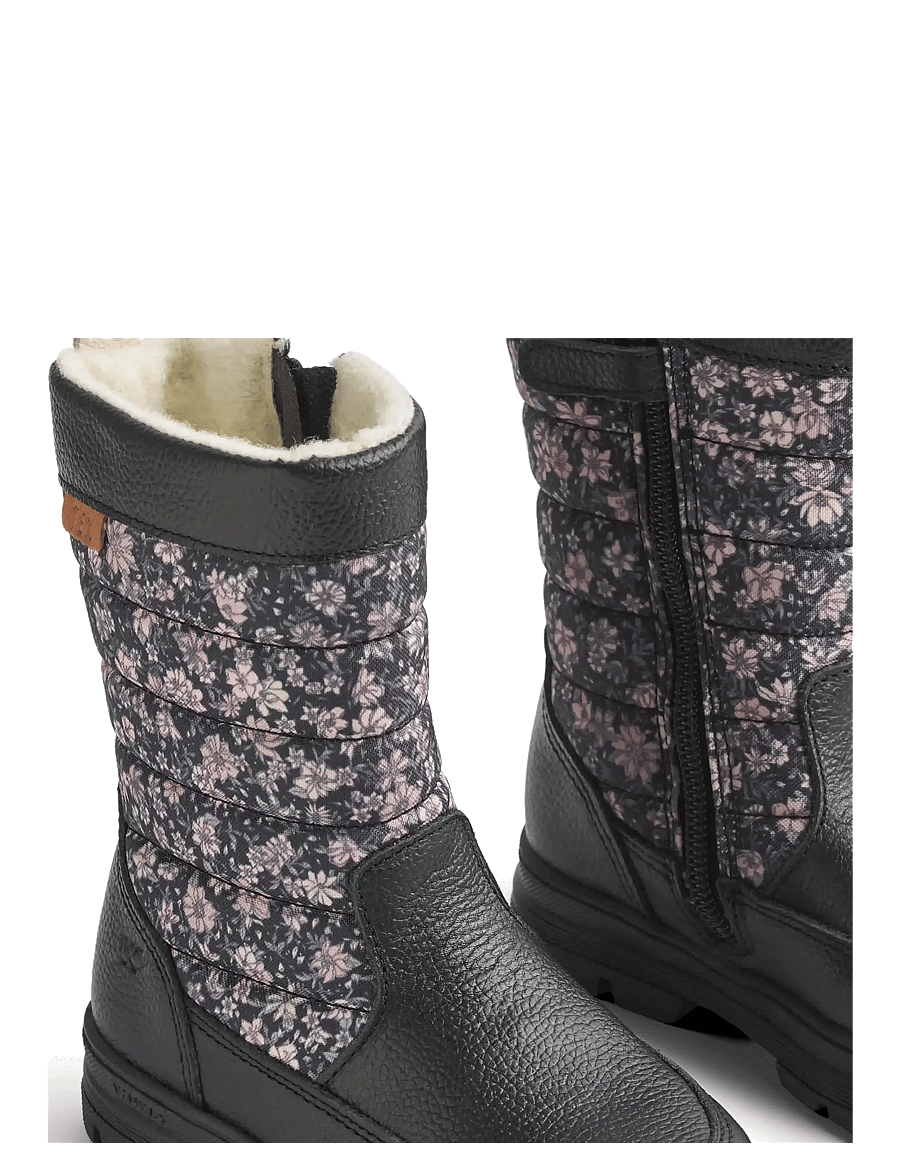 Wheat - Winterboot Koa Tex - winterstiefel - dark charcoal flowers - 3