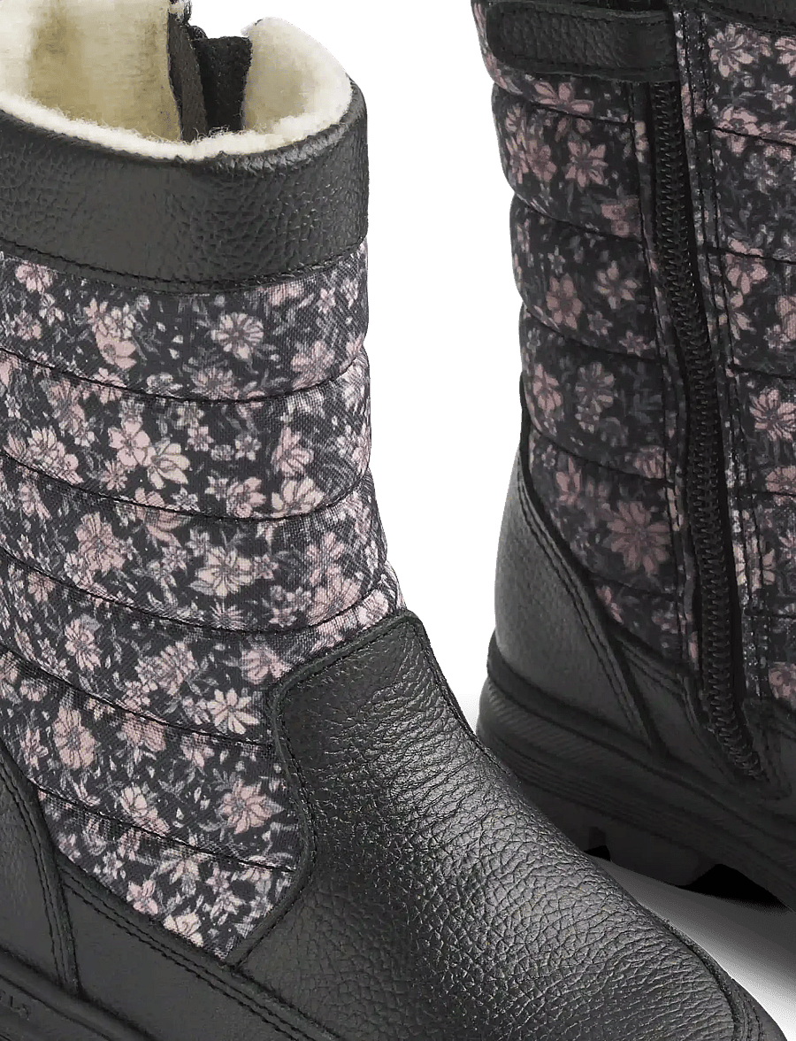 Wheat - Winterboot Koa Tex - winterstiefel - dark charcoal flowers - 3