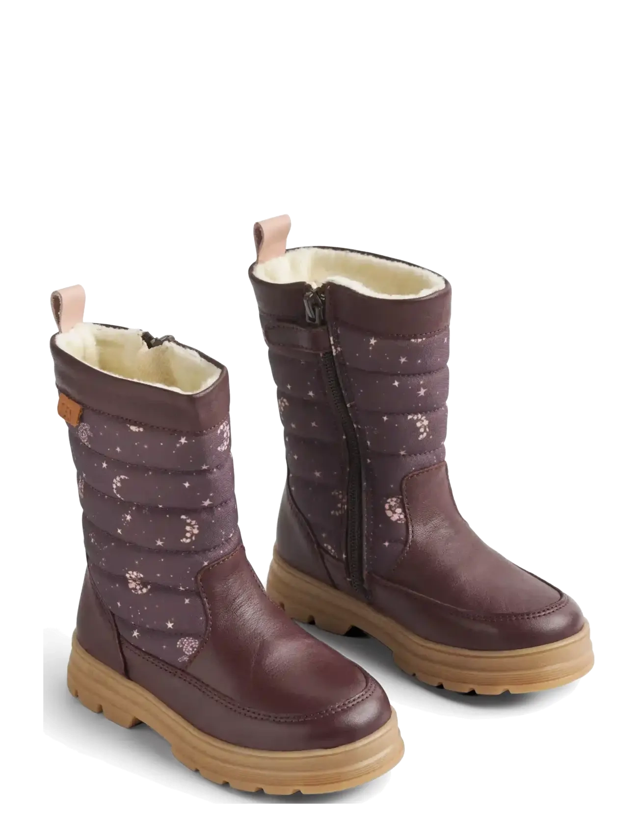 Wheat Winterboot Koa Tex - Wheat - PLUM TRUFFLE STARS / burgundy