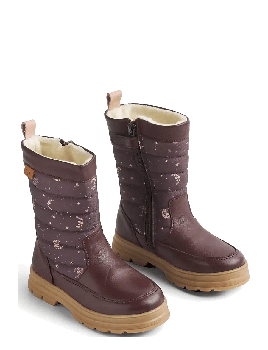 Wheat - Winterboot Koa Tex - talvesaapad - plum truffle stars - 0