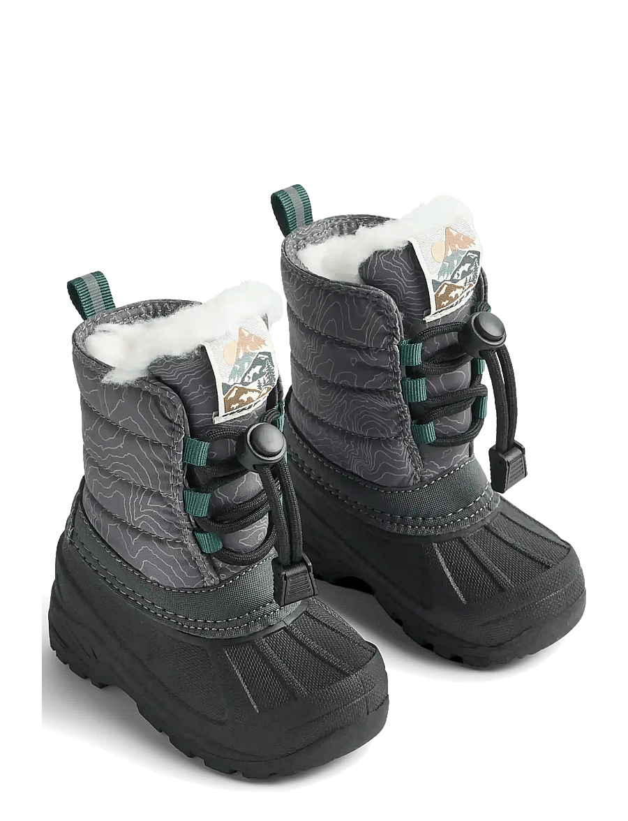 Wheat - Winterboot Aleex - winterstiefel - dark reflective map - 0
