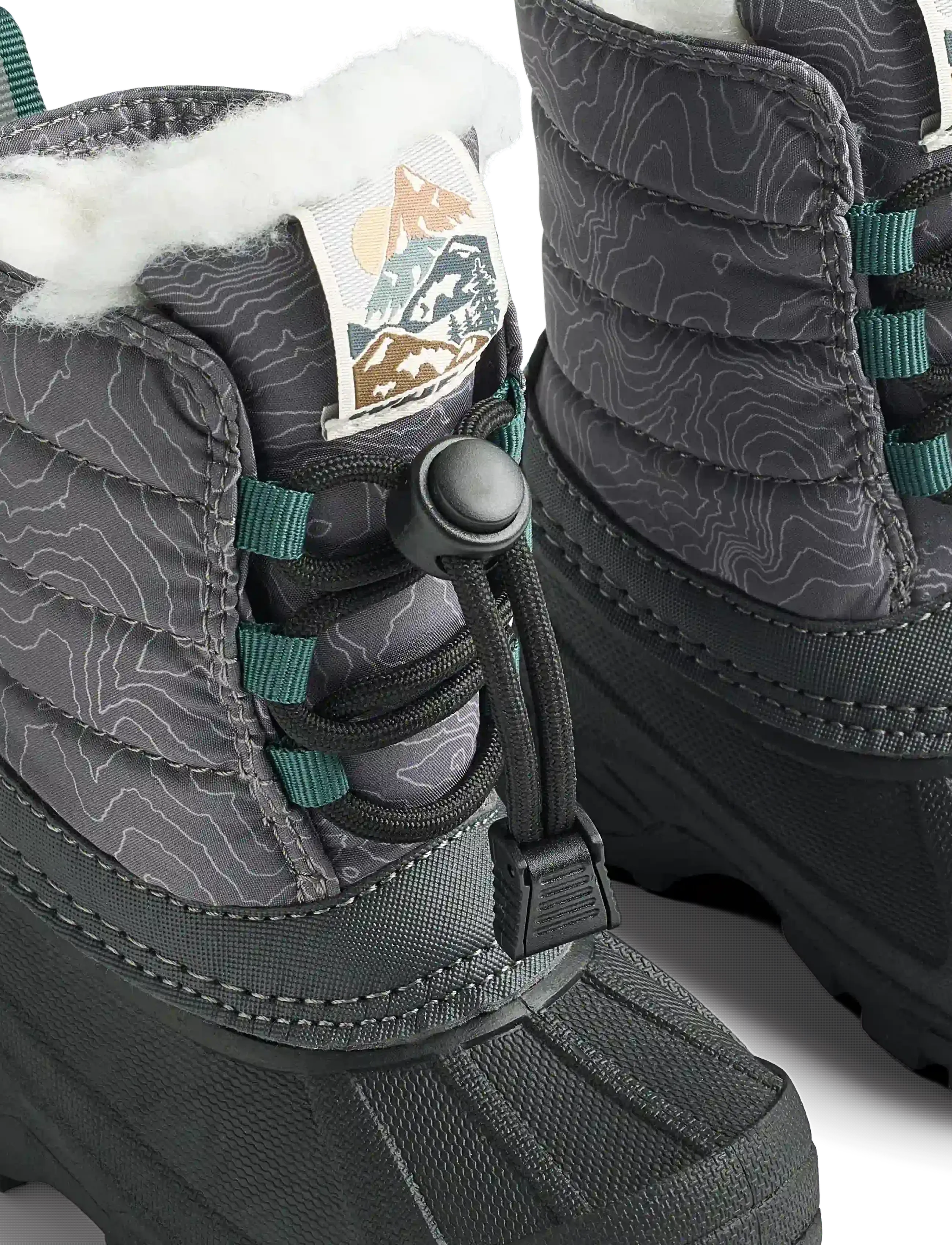 Wheat - Winterboot Aleex - winterstiefel - dark reflective map - 3