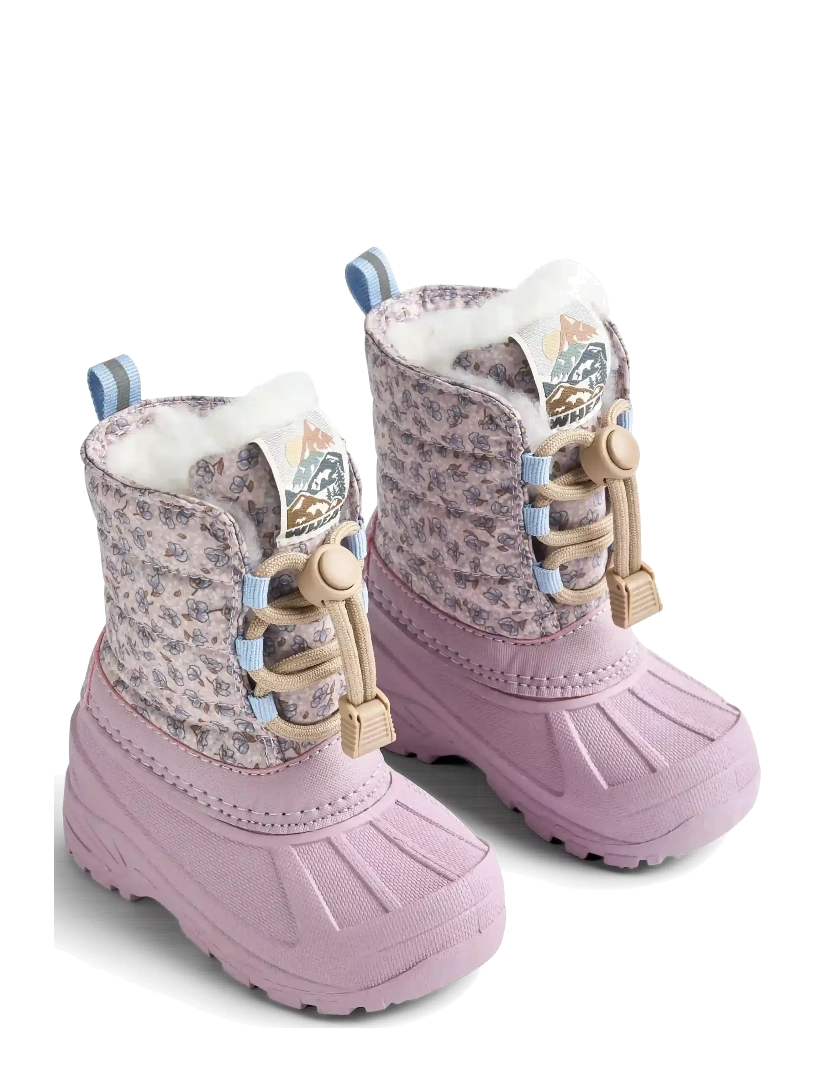 Wheat Winterboot Aleex - Schuhe - LILAC BLUE FLOWERS / purple