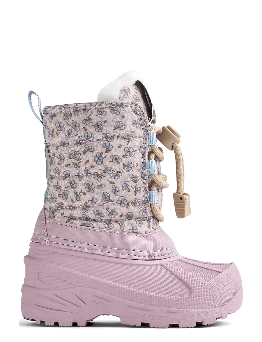 Wheat - Winterboot Aleex - winterstiefel - lilac blue flowers - 2