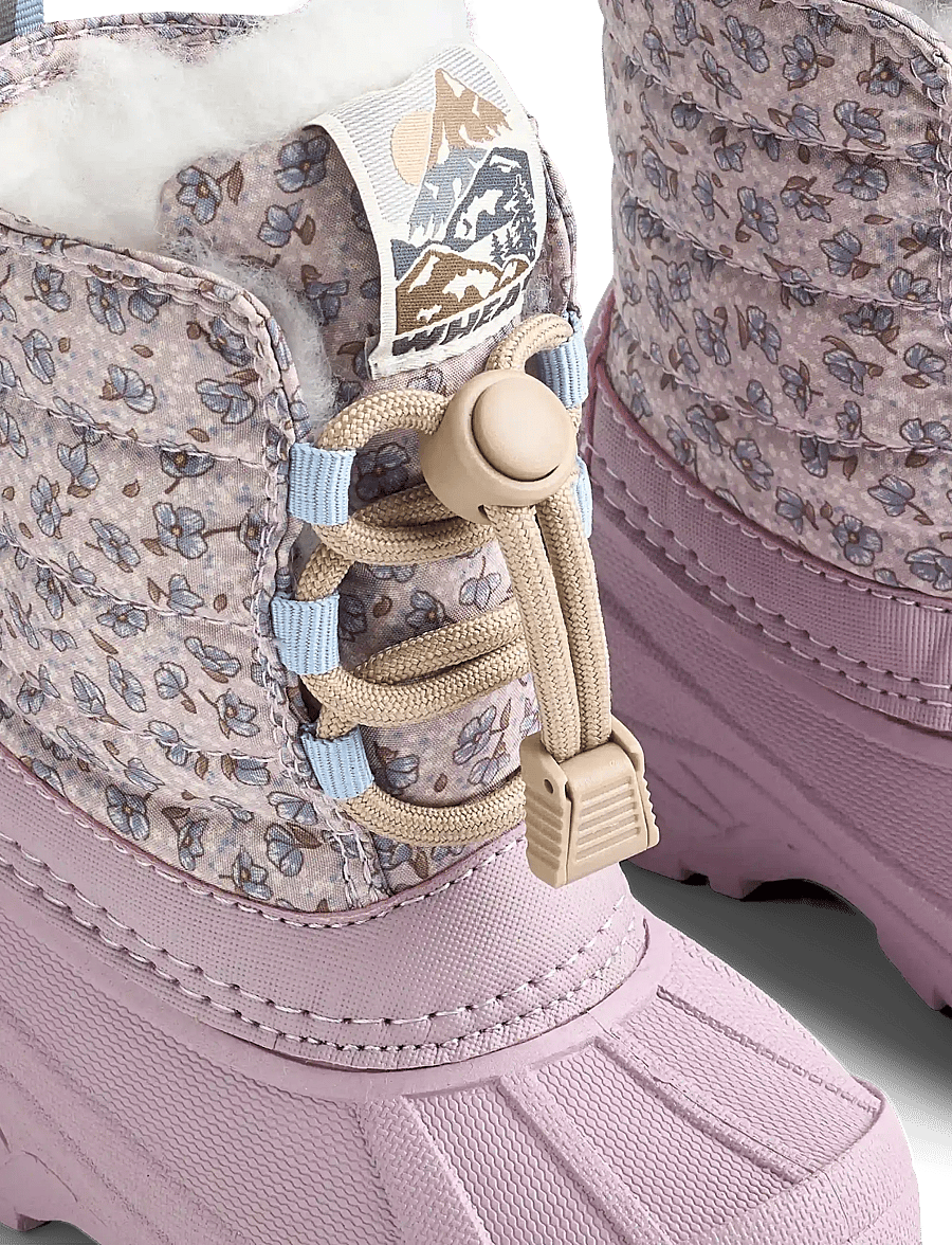 Wheat - Winterboot Aleex - winterstiefel - lilac blue flowers - 3