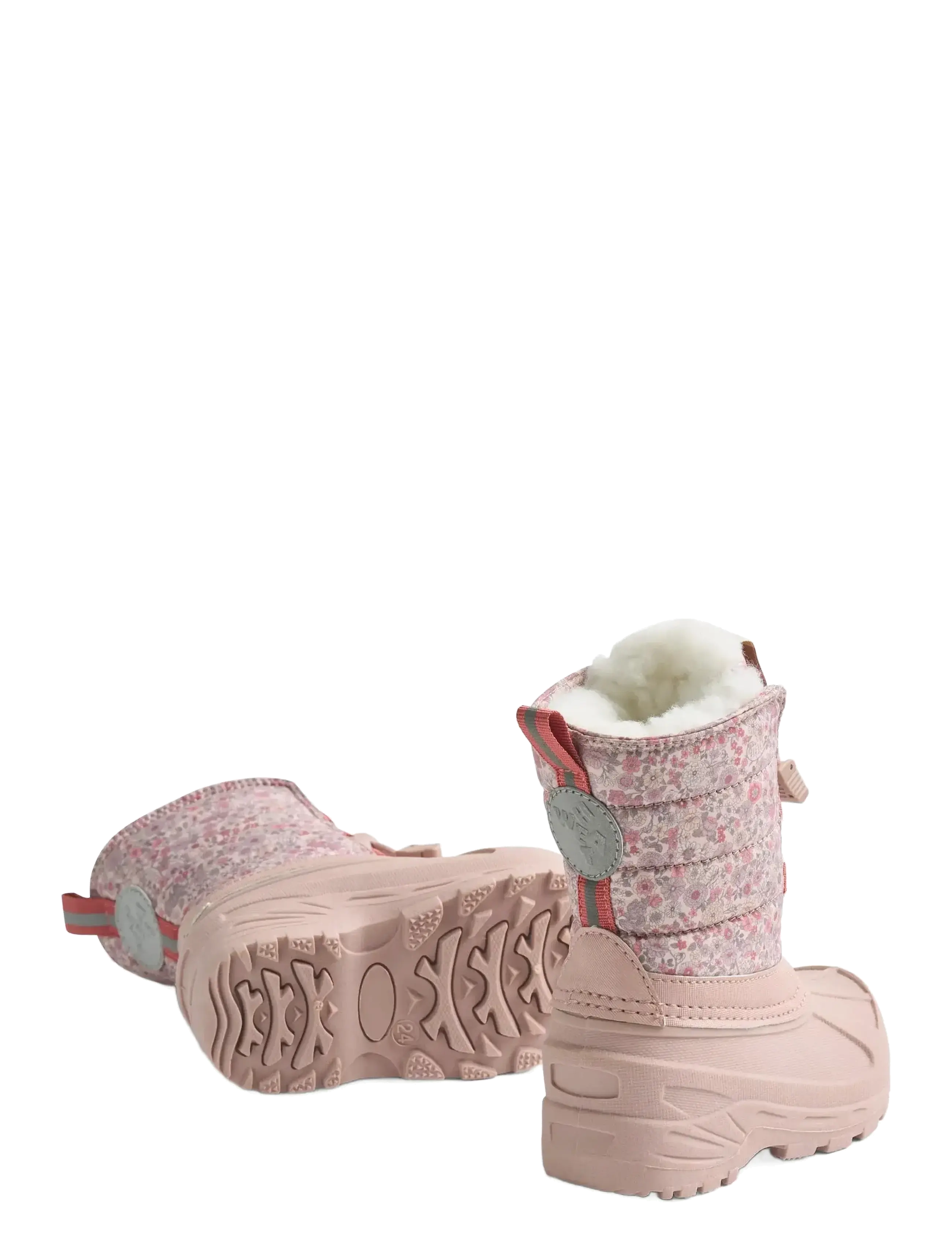 Wheat - Winterboot Aleex - vintersko - rose powder flowers - 2