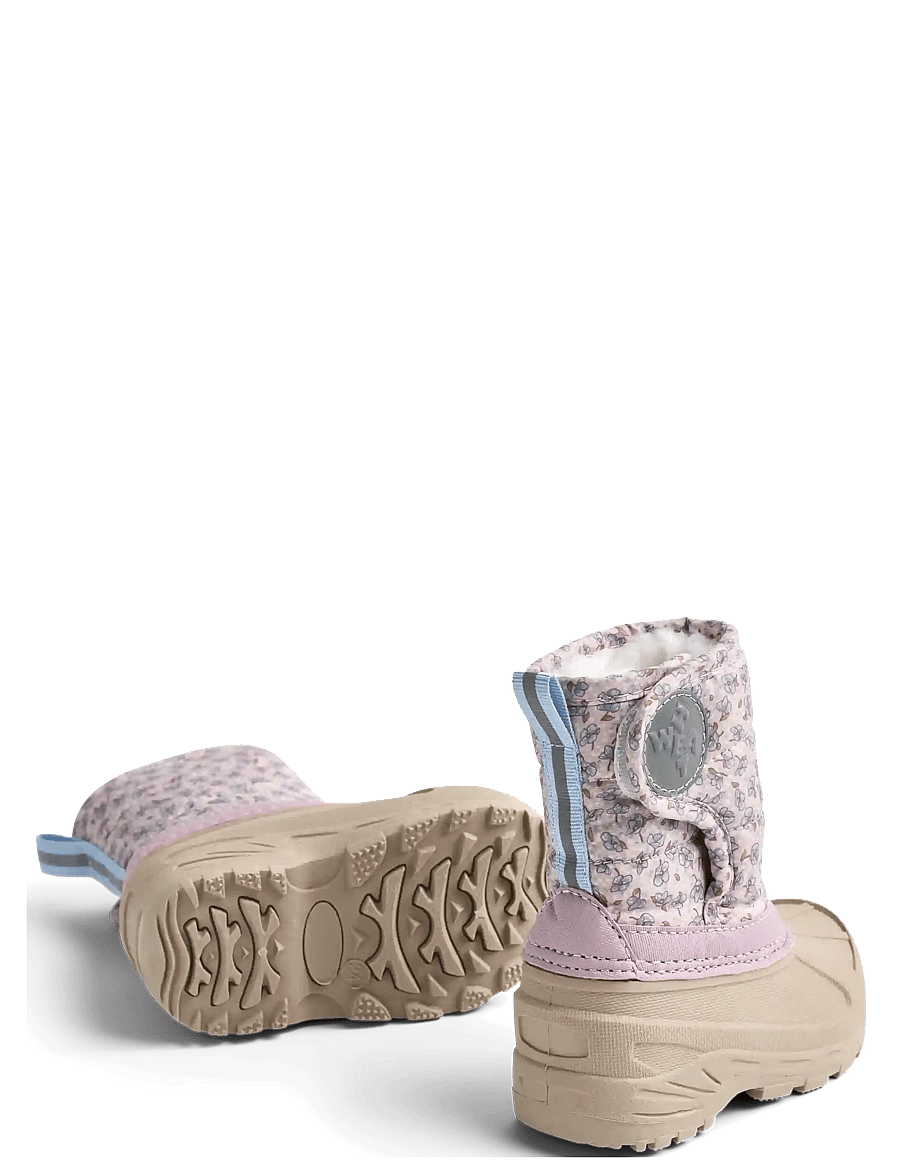Wheat - Winterboot Winty - winterstiefel - lilac blue flowers - 1