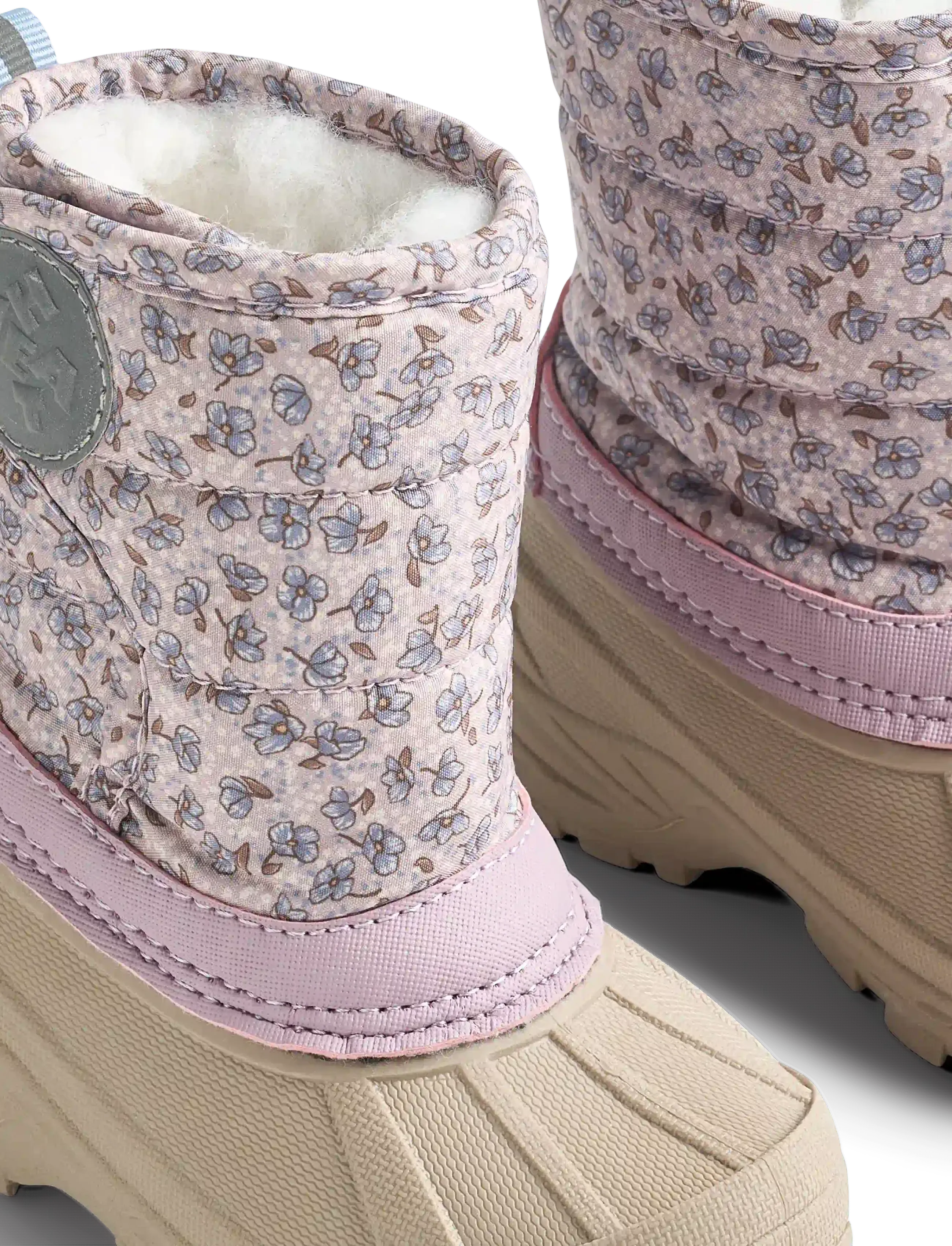 Wheat - Winterboot Winty - winterstiefel - lilac blue flowers - 3