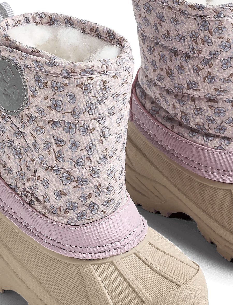 Wheat - Winterboot Winty - winterstiefel - lilac blue flowers - 3
