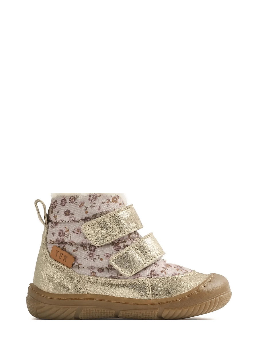 Wheat - Winterboot Dowi Tex - vetrarstígvél - grey rose flowers - 1