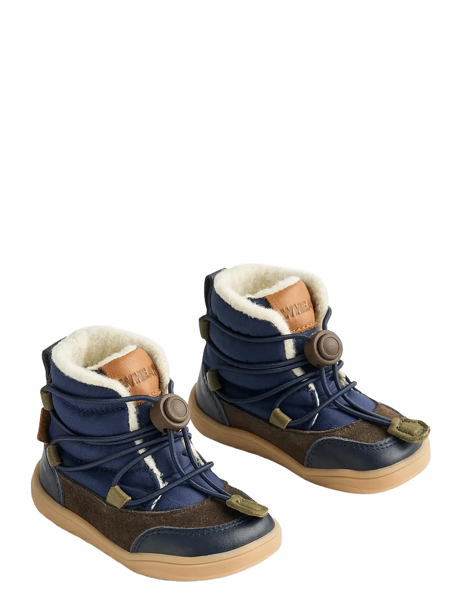 Wheat - Winterboot Milan Tex - barfotaskor - navy - 0