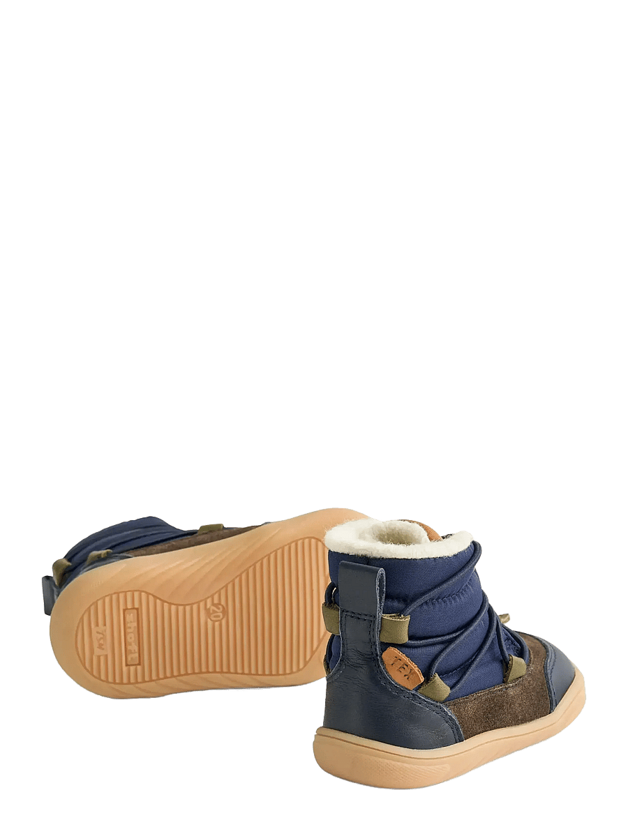 Wheat - Winterboot Milan Tex - barfotaskor - navy - 2
