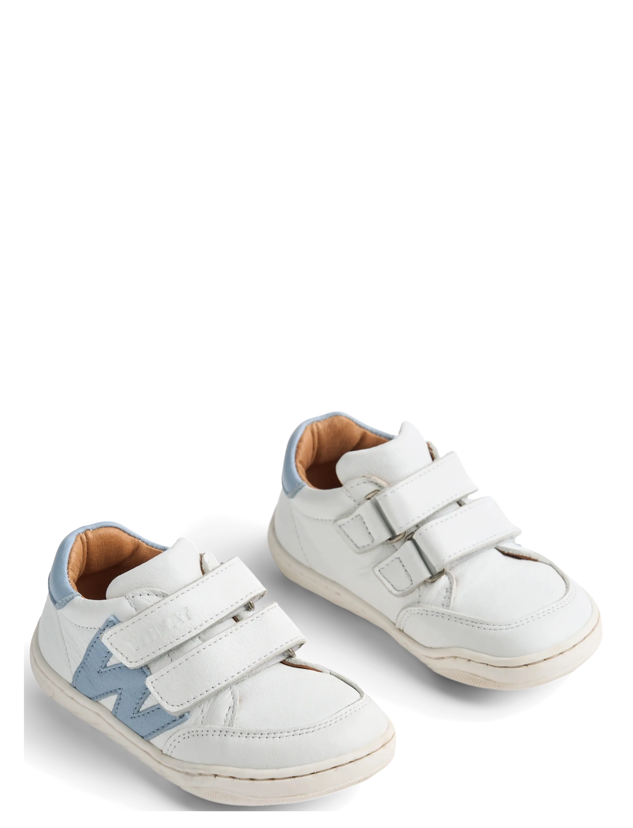 Wheat Sneaker Barres - Sneakers - WHITE FADED DENIM / white