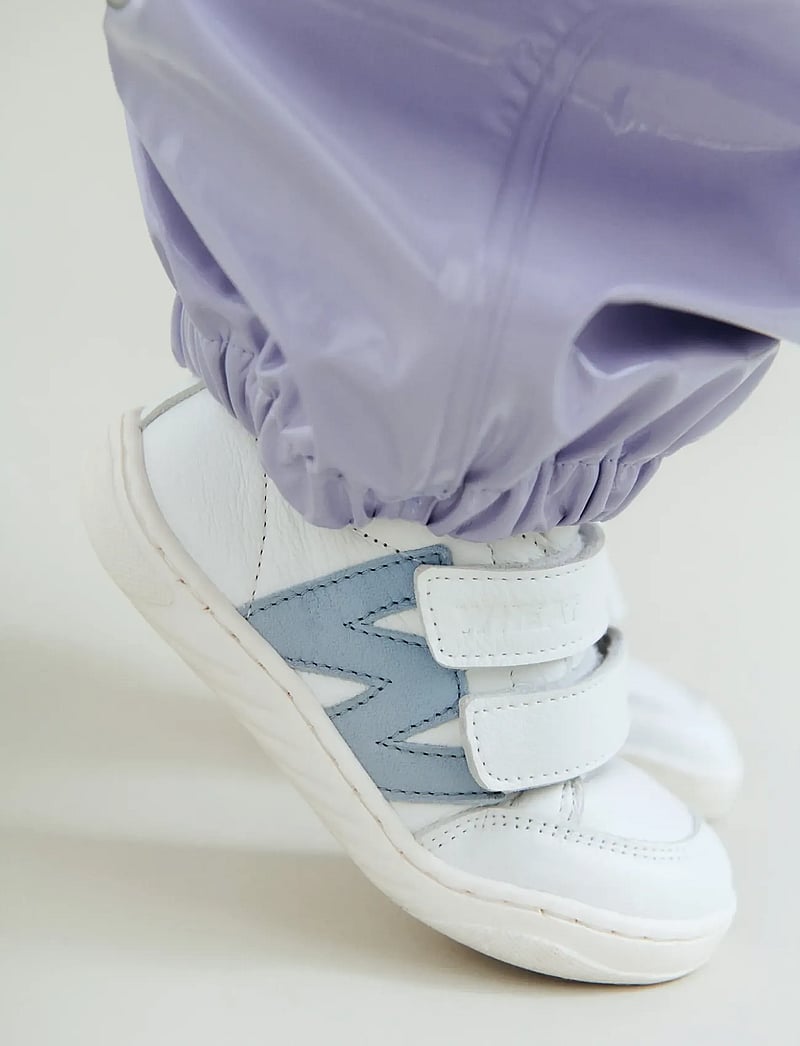 Wheat - Sneaker Barres - lave sneakers - white faded denim - 4