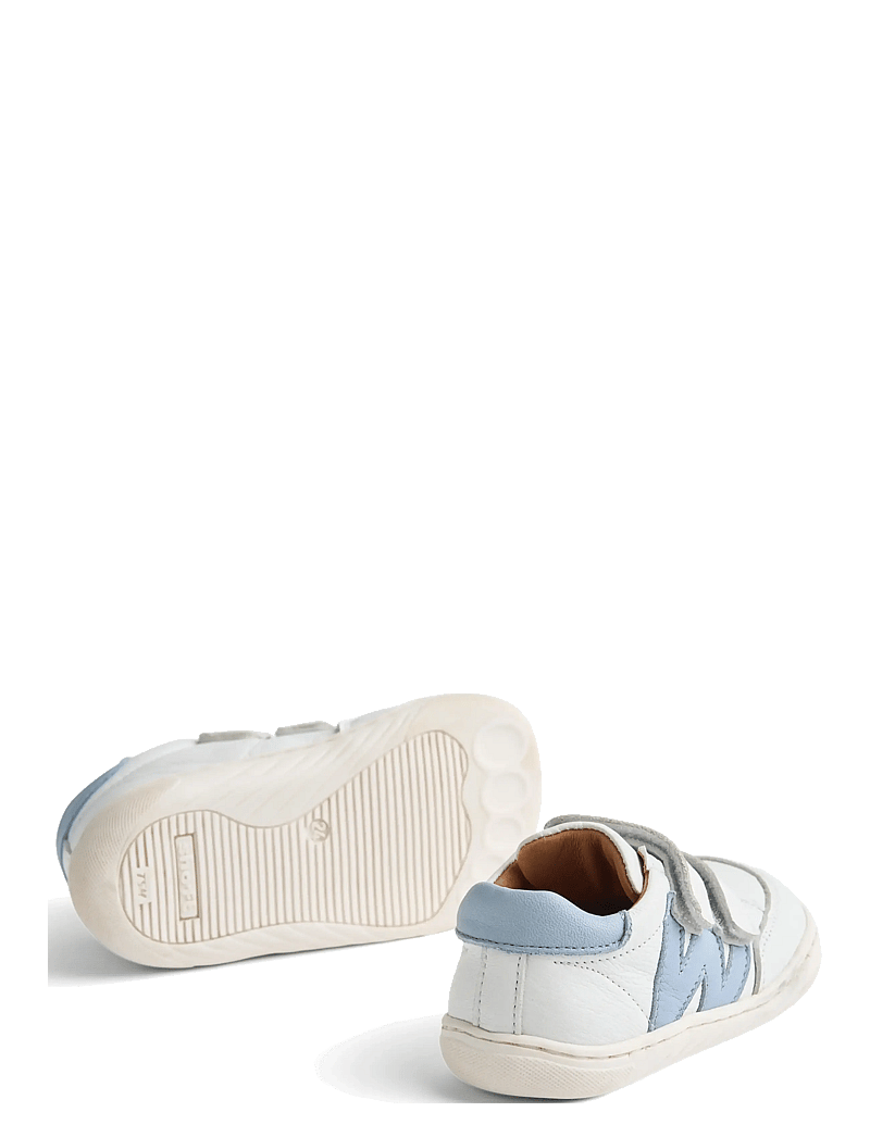 Wheat - Sneaker Barres - lave sneakers - white faded denim - 2