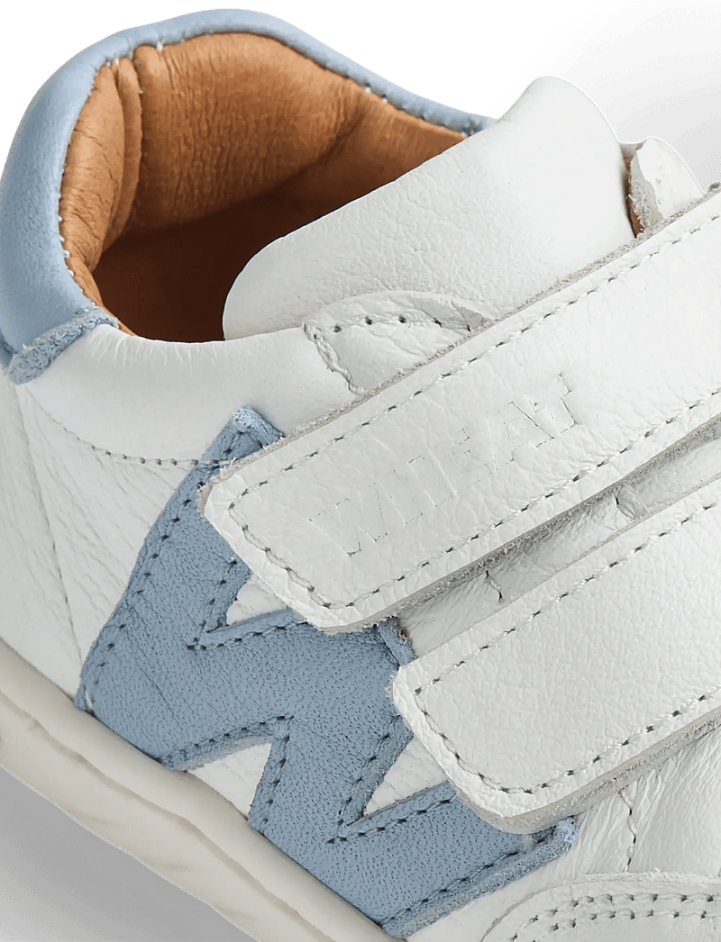 Wheat - Sneaker Barres - lave sneakers - white faded denim - 5