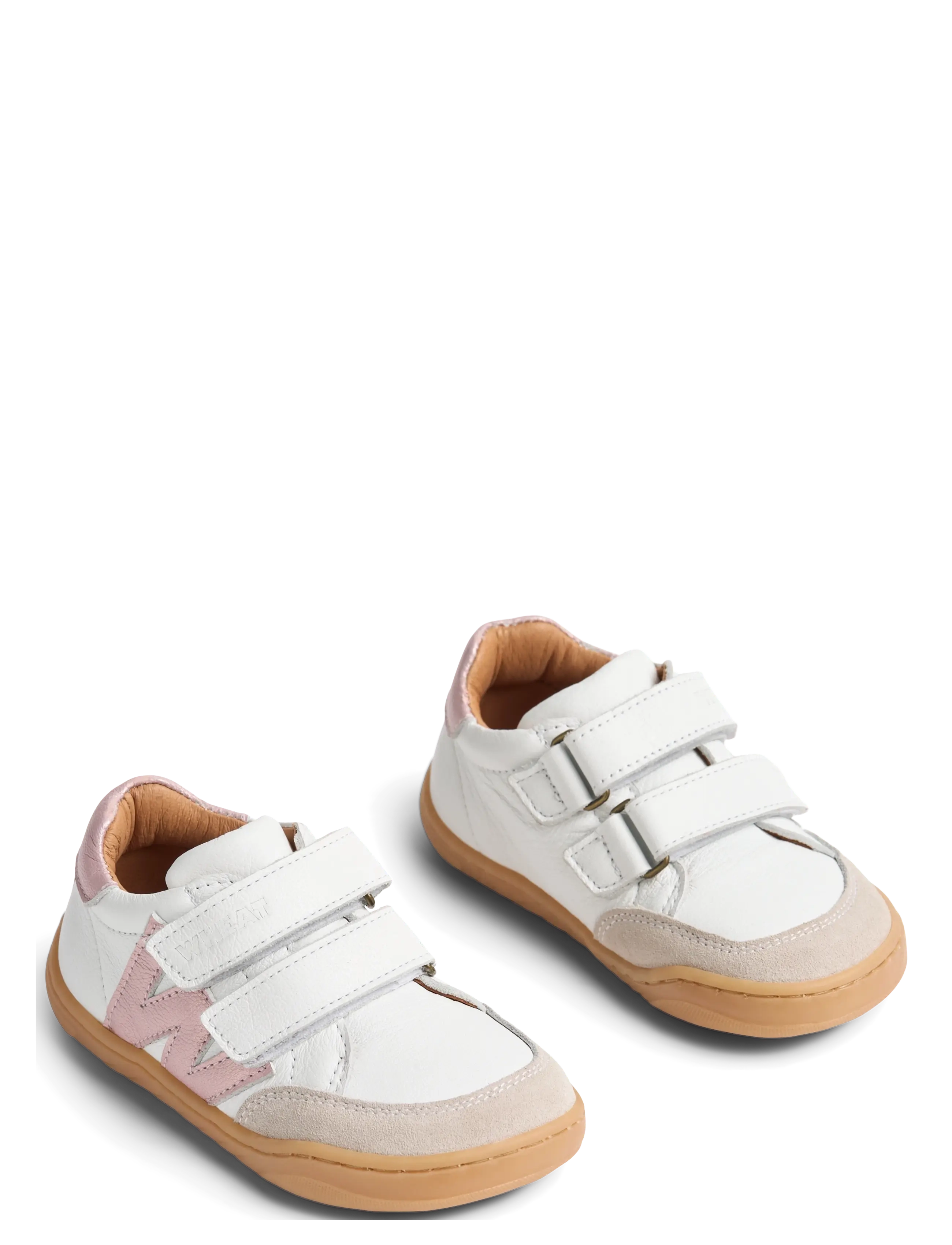 Wheat Sneaker Barres - Sneakers - WHITE MISTY ROSE / white