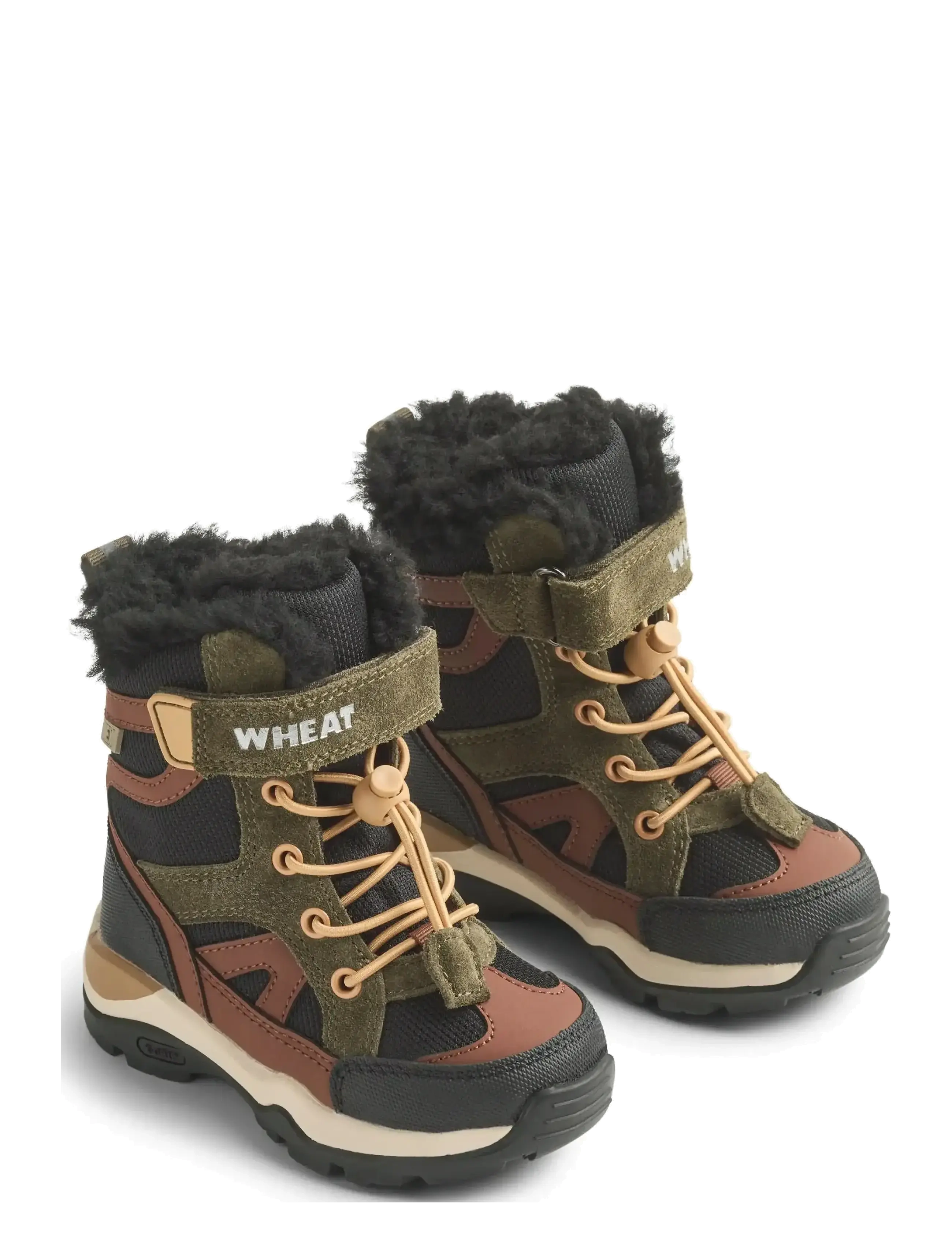 Wheat Winterboot Dixie Tex, 33, Winter Boots, Grün - Boots W. Laces, Kinder
