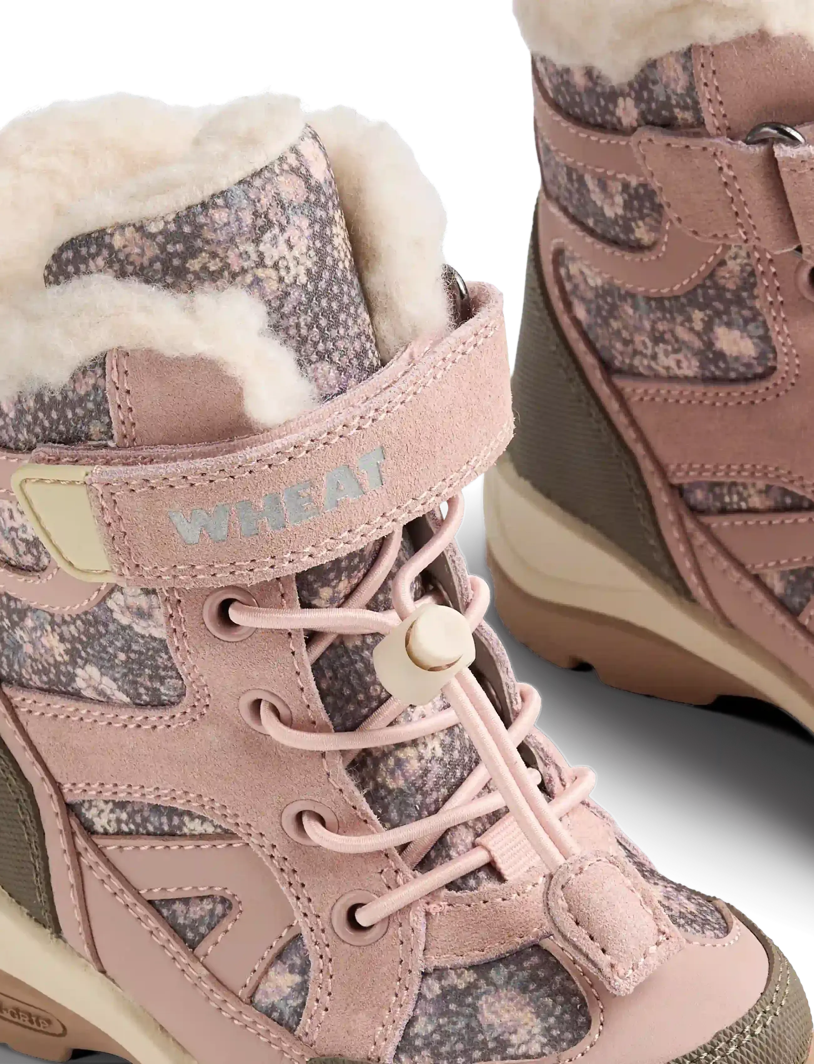 Wheat - Winterboot Dixie Tex - talvesaapad - dry wood snow flowers - 3