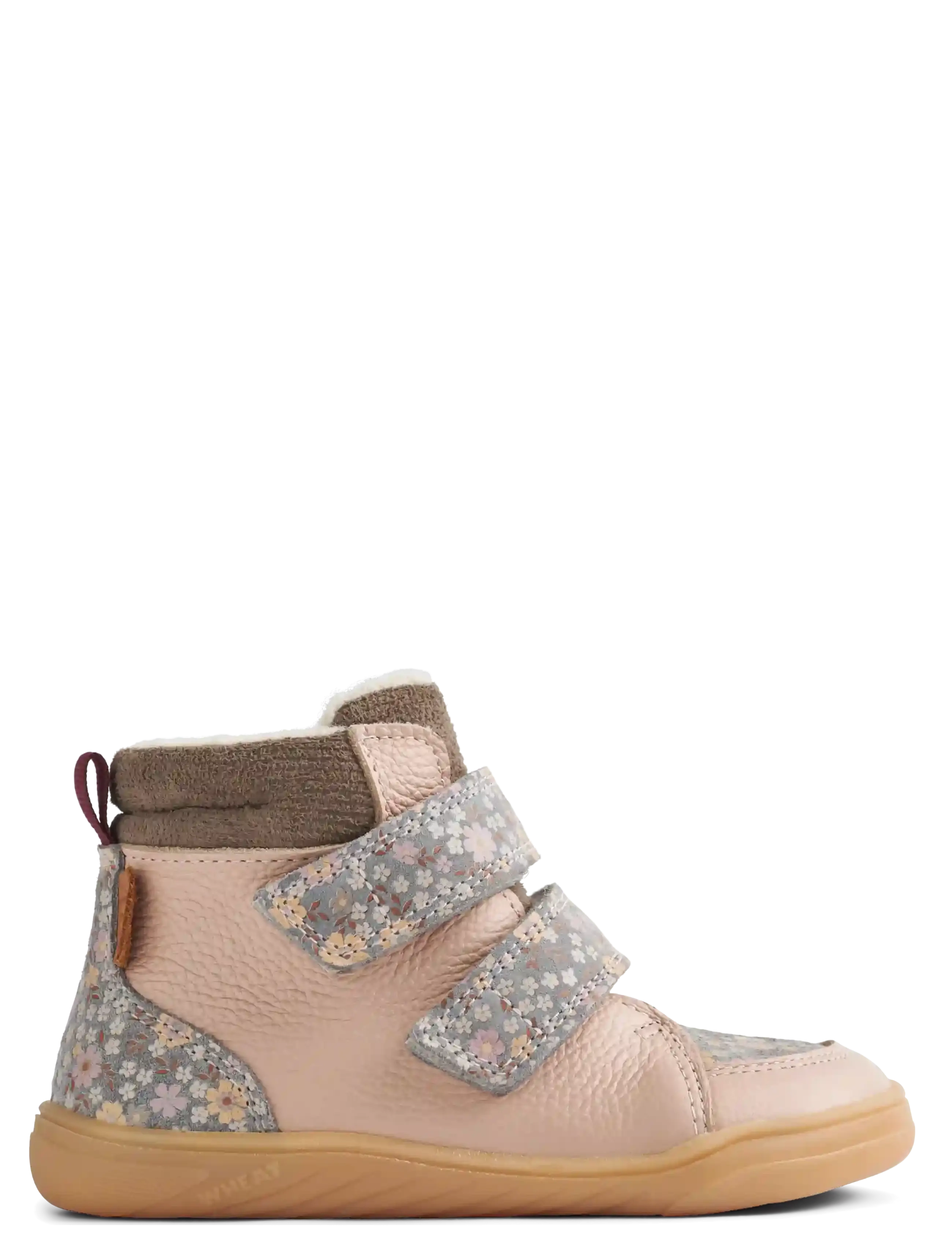 Wheat - Winterboot Texas Tex - barefoot shoes - slightly blue flowers - 2