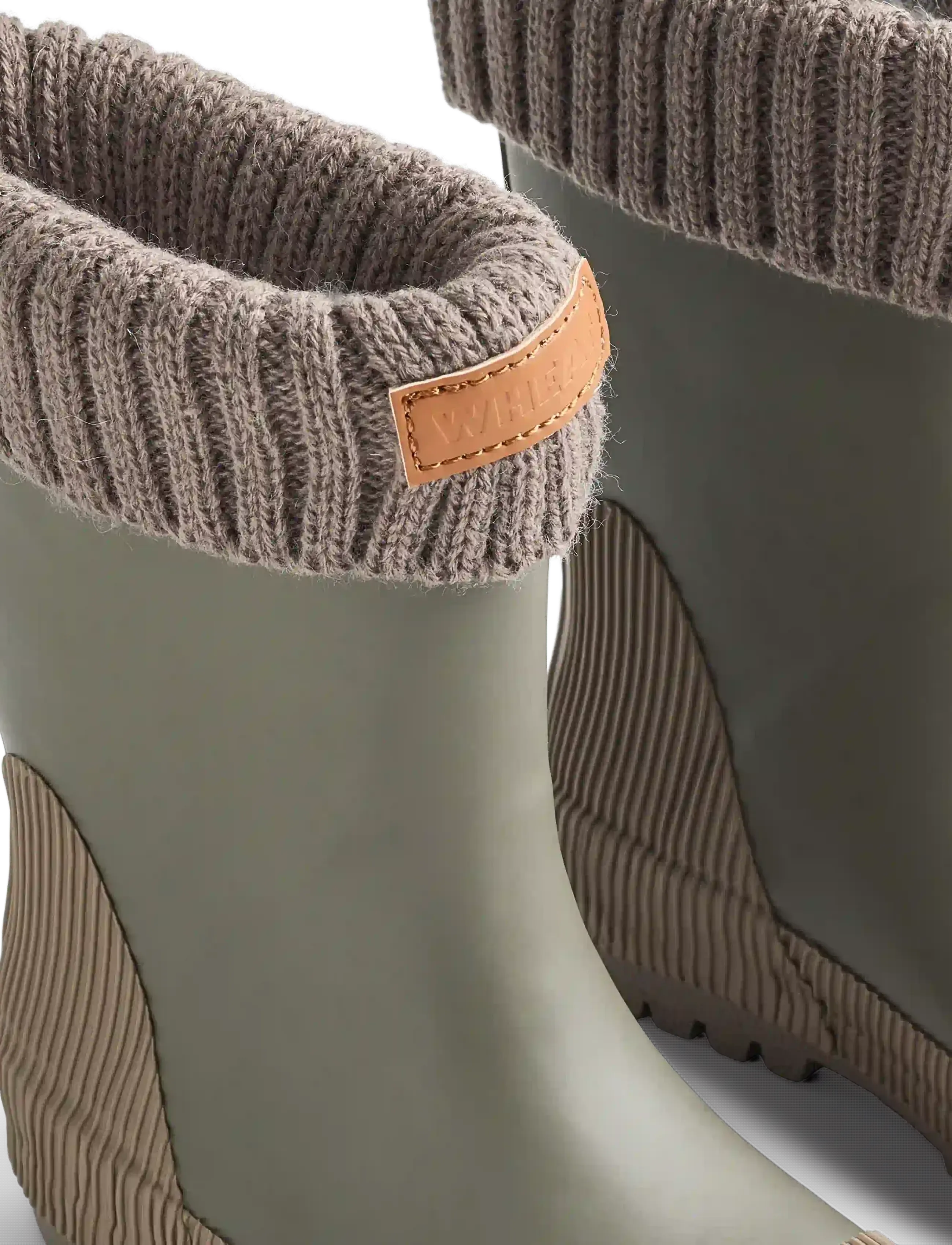 Wheat - Rubber Boot Thermo Wader - gefütterte gummistiefel - dry leaves - 3