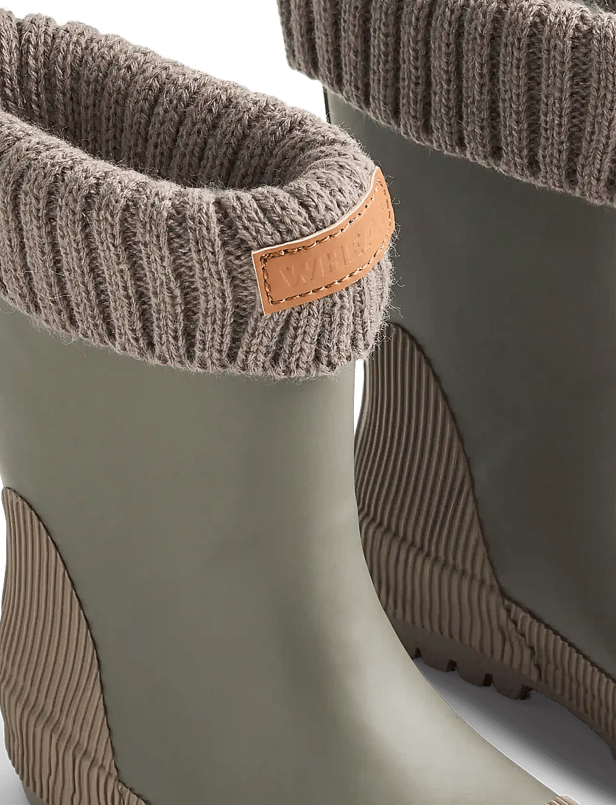 Wheat - Rubber Boot Thermo Wader - gefütterte gummistiefel - dry leaves - 3