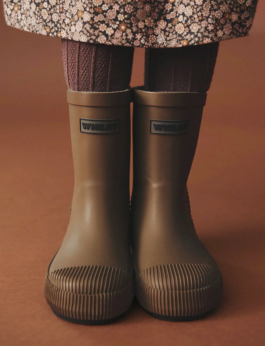 Wheat - Rubber Boot Thermo Wader - gummistøvler med for - dry wood - 0