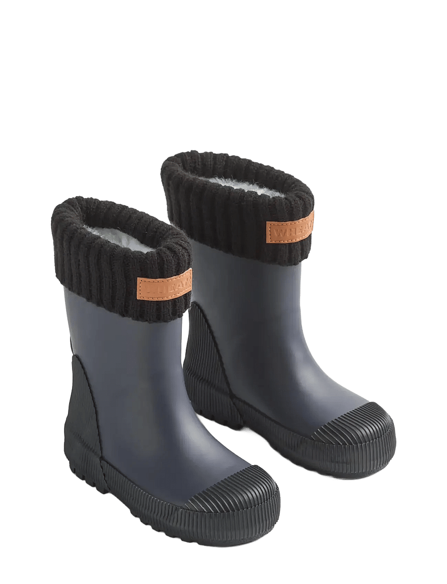 Wheat - Rubber Boot Thermo Wader - rubberlaarzen met voering - ink - 0