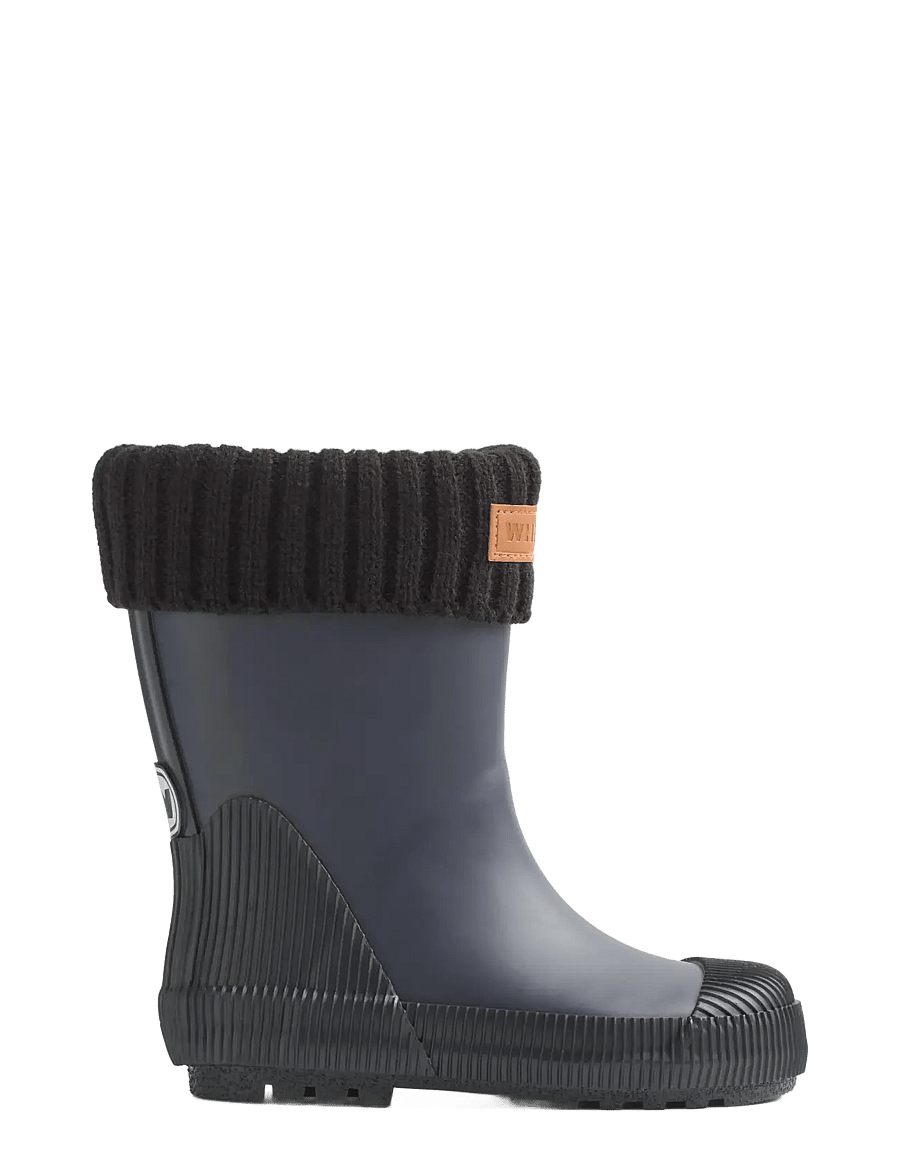 Wheat - Rubber Boot Thermo Wader - rubberlaarzen met voering - ink - 1