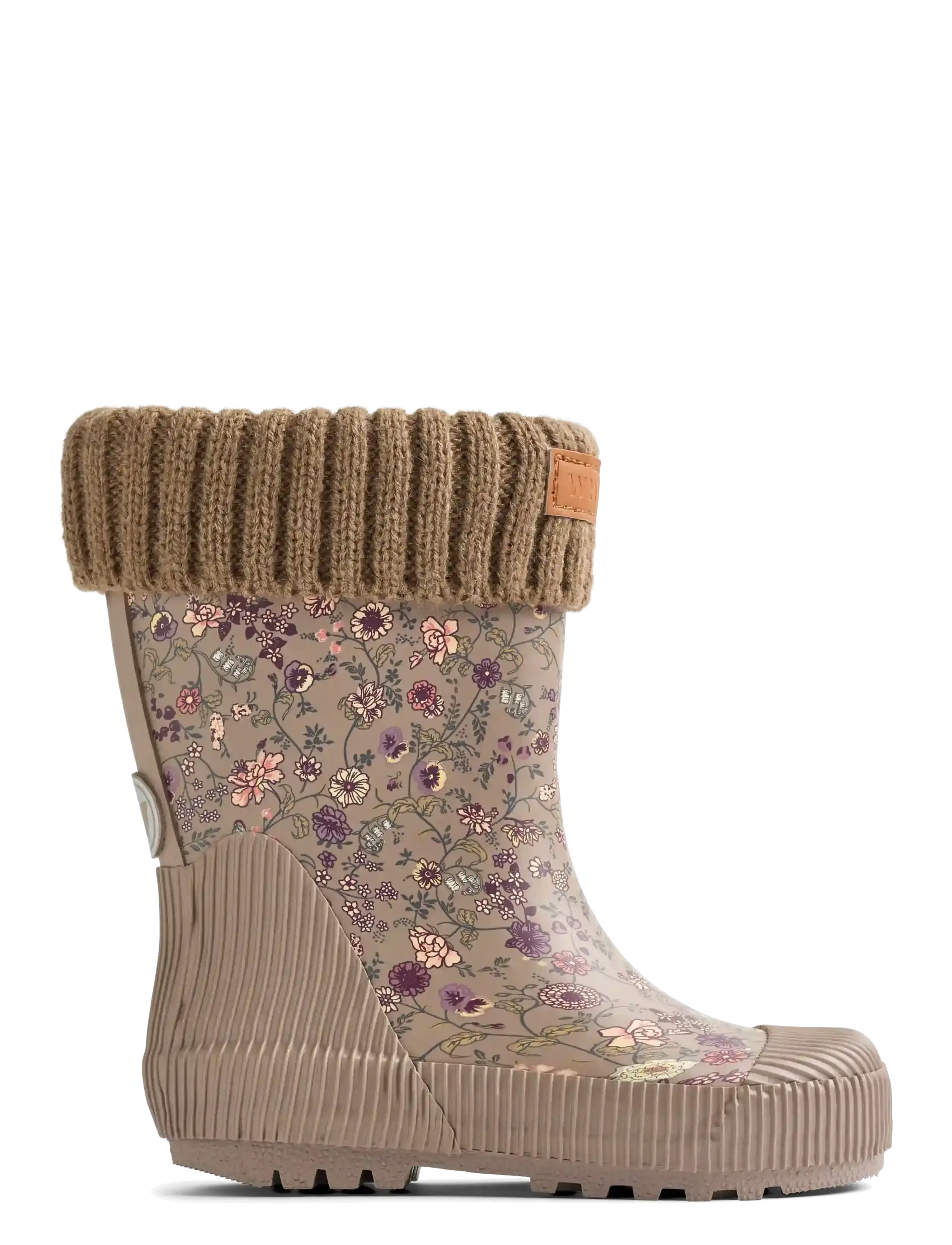 Wheat - Rubber Boot Thermo Wader - ungefütterte gummistiefel - portabella flowers - 1
