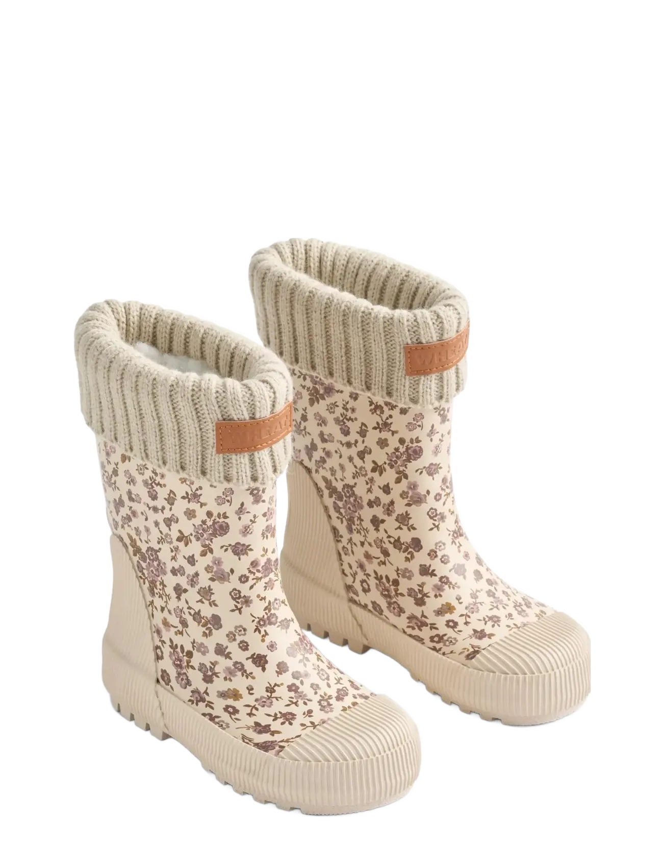 Wheat Rubber Boot Thermo Wader - Regenkleidung - ROSE FLOWERS / beige