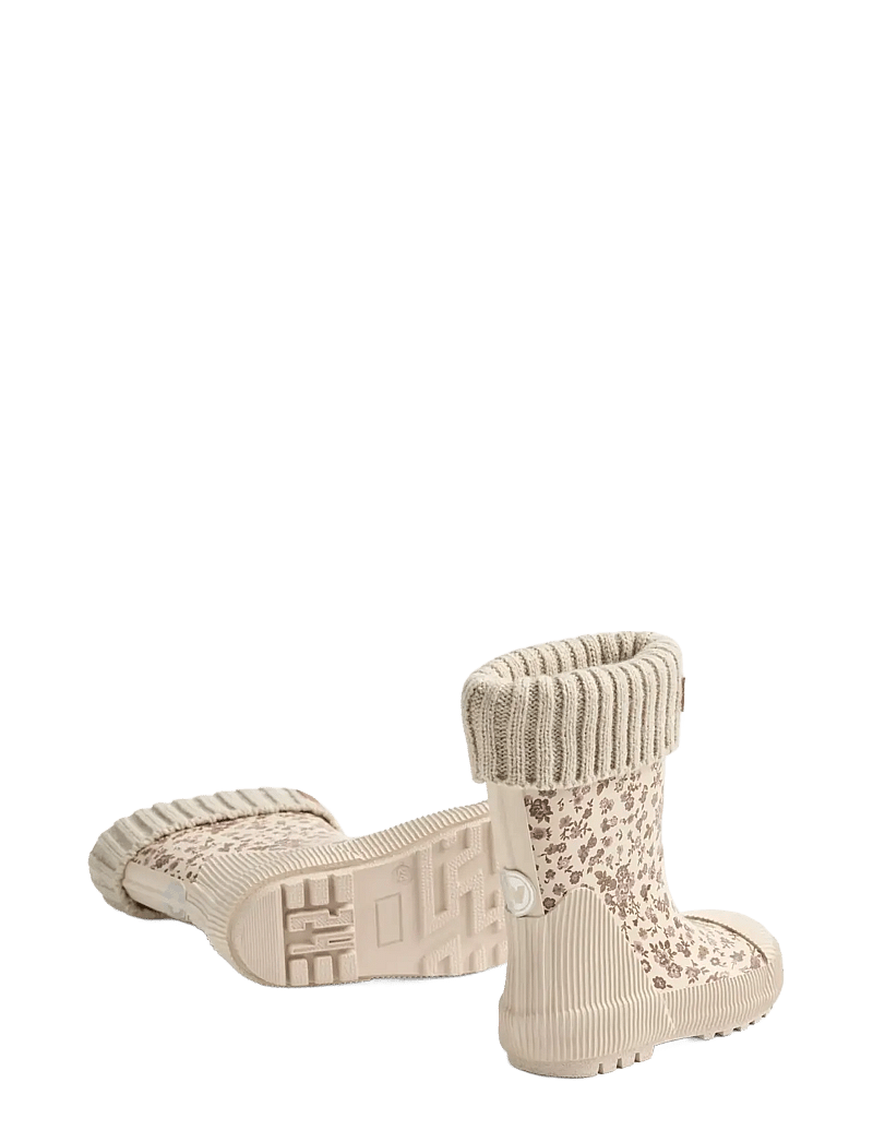 Wheat - Rubber Boot Thermo Wader - voodriga kummikud - rose flowers - 2