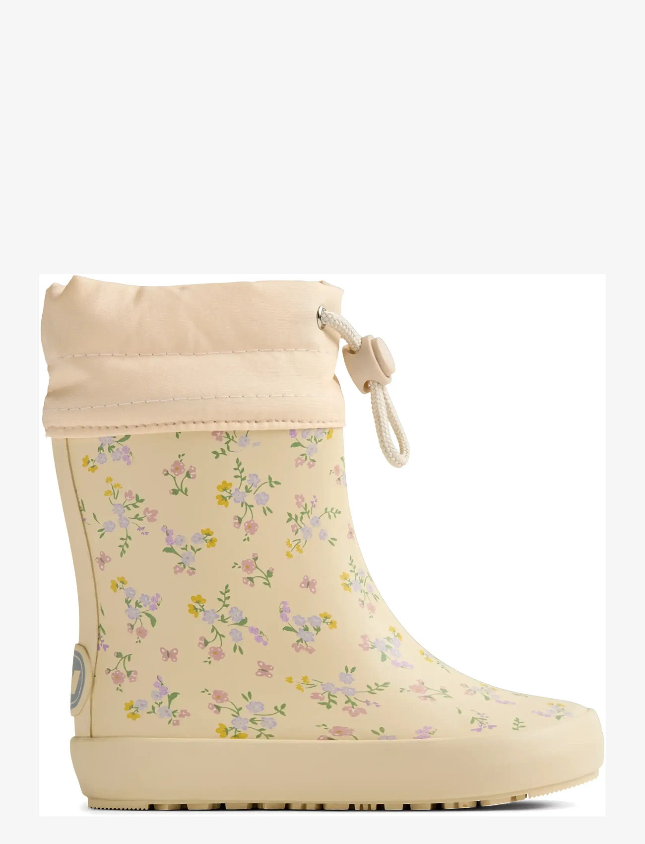 Wheat - Barefoot Rubber Boot Zerro - gummistøvler uden for - barely apricot flowers - 2