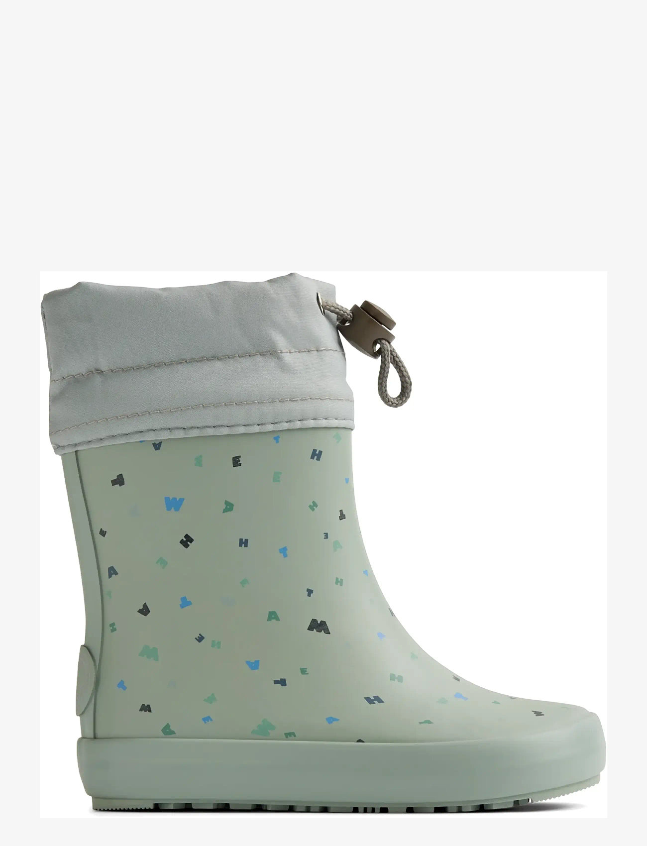 Wheat - Barefoot Rubber Boot Zerro - ungefütterte gummistiefel - light flint letters - 2