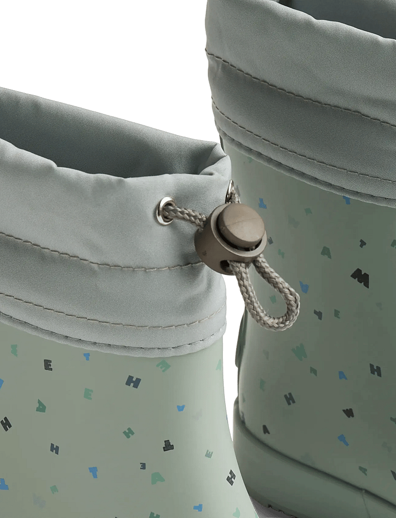 Wheat - Barefoot Rubber Boot Zerro - ungefütterte gummistiefel - light flint letters - 3