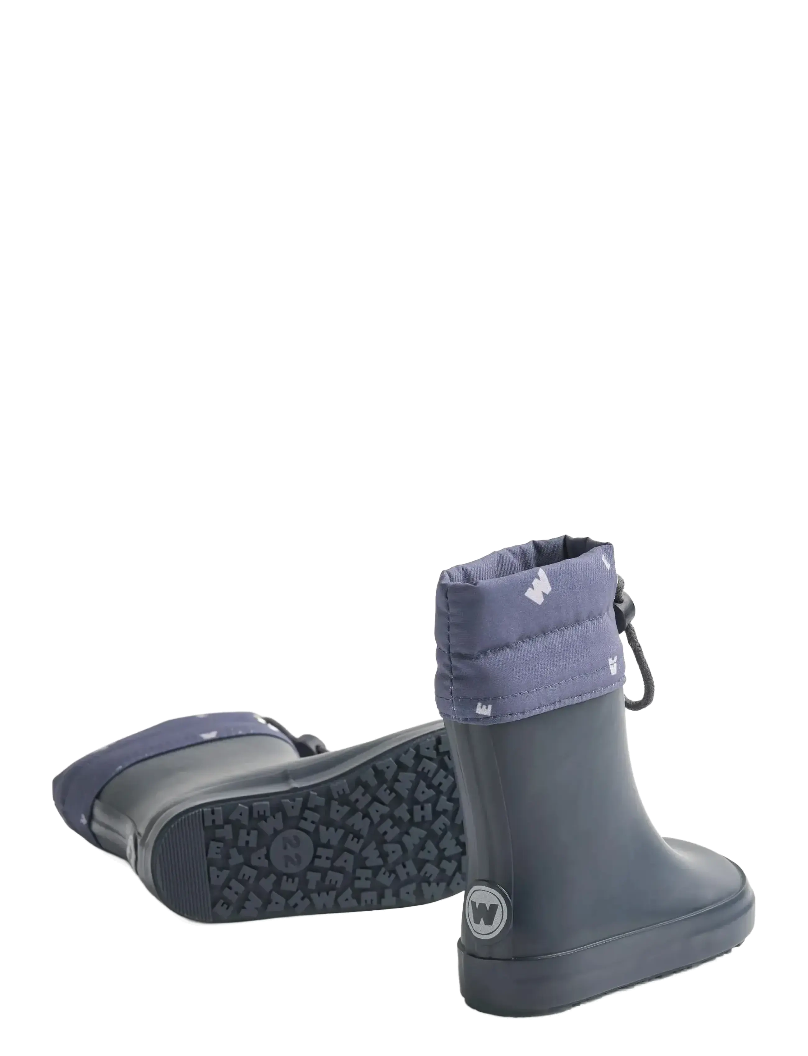Wheat - Barefoot Rubber Boot Zerro - voodrita kummikud - navy - 2