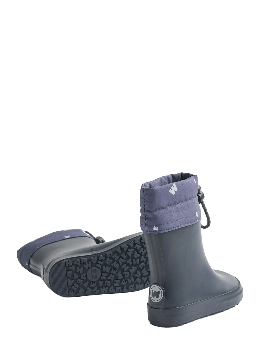 Wheat - Barefoot Rubber Boot Zerro - voodrita kummikud - navy - 2