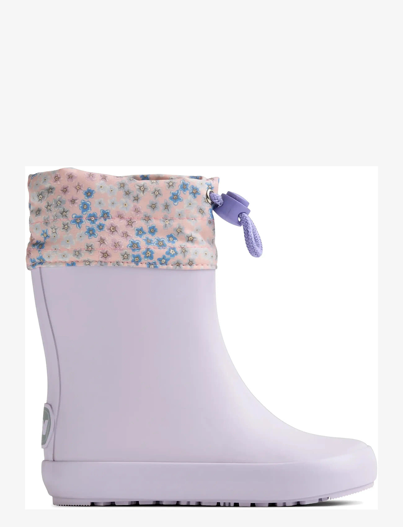 Wheat - Barefoot Rubber Boot Zerro - ungefütterte gummistiefel - powder blue flowers - 2