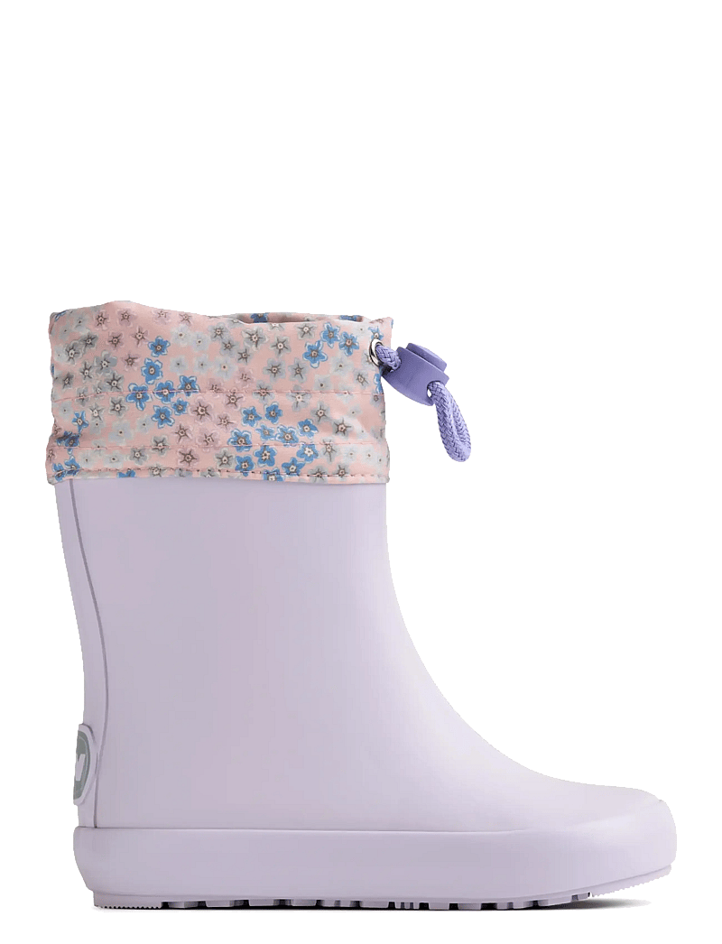 Wheat - Barefoot Rubber Boot Zerro - ungefütterte gummistiefel - powder blue flowers - 2