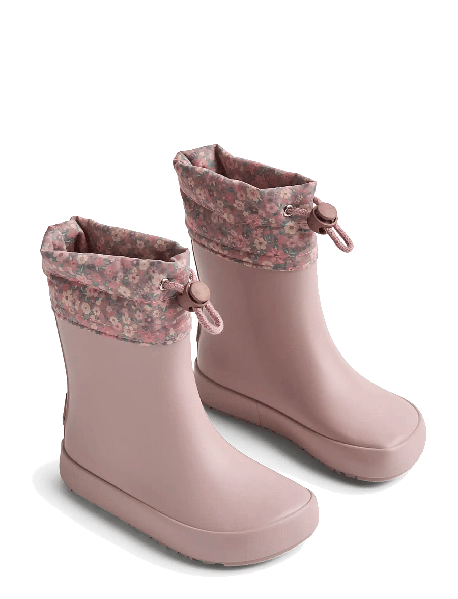 Wheat - Barefoot Rubber Boot Zerro - voodrita kummikud - powder flower meadow - 0